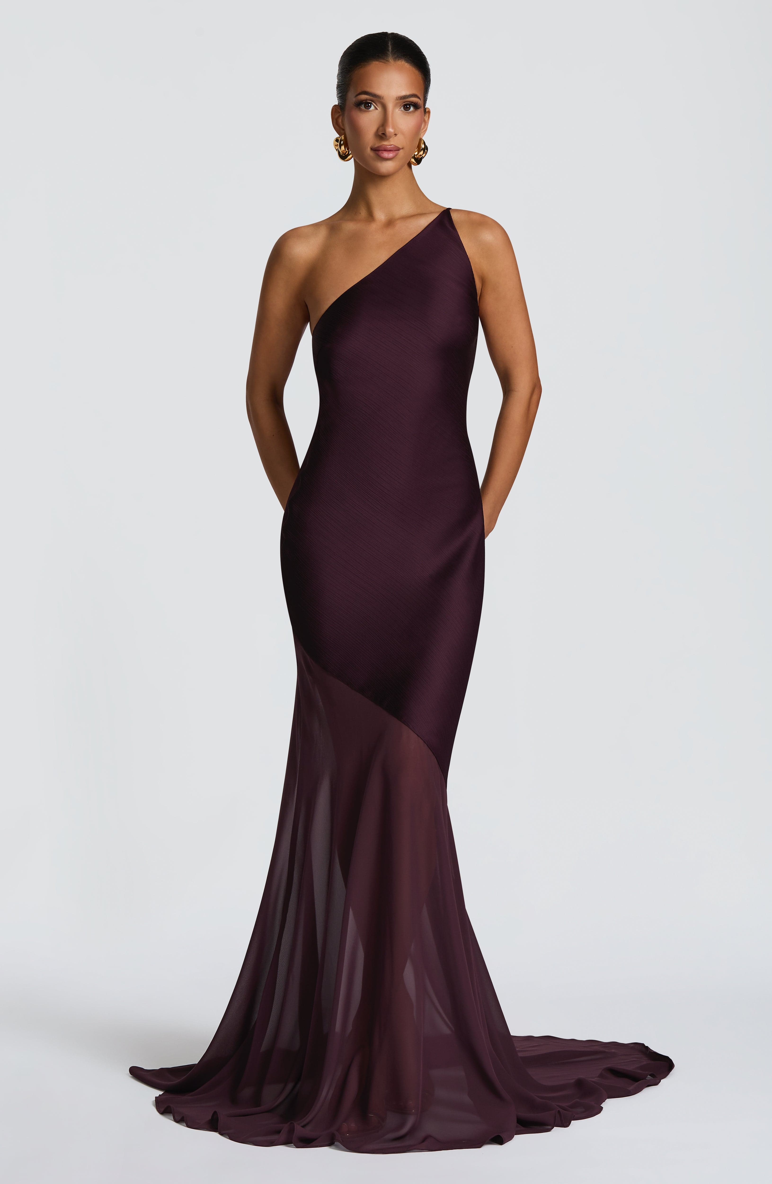 Vestido de festa Fable - Ameixa