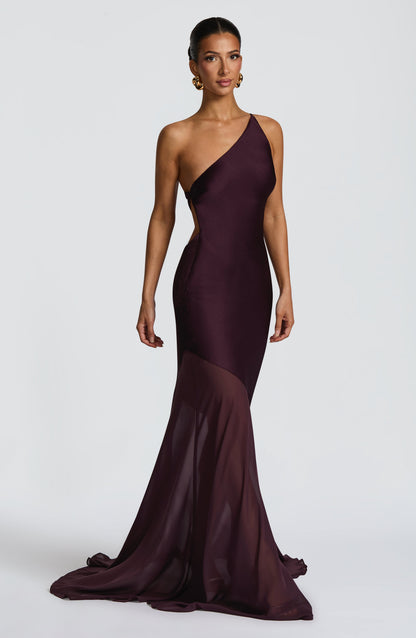 Vestido de festa Fable - Ameixa