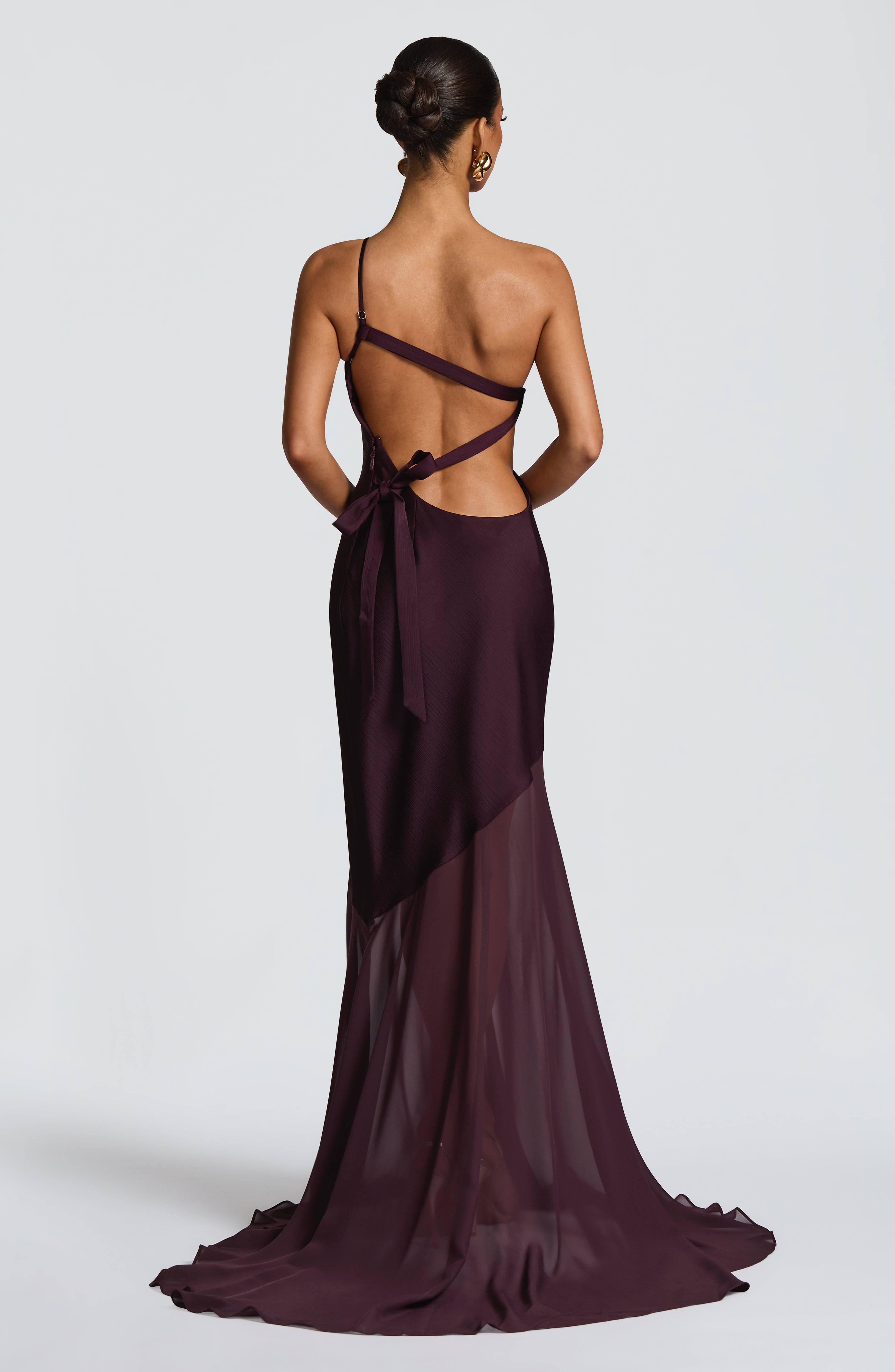 Vestido de festa Fable - Ameixa