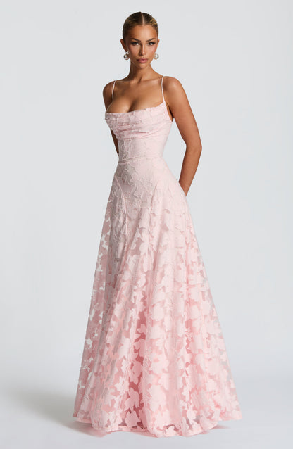 Vestido Longo Francis — Rosa Blush