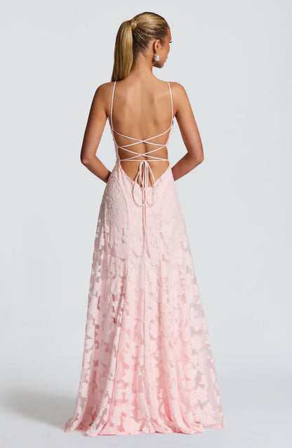 Vestido Longo Francis — Rosa Blush
