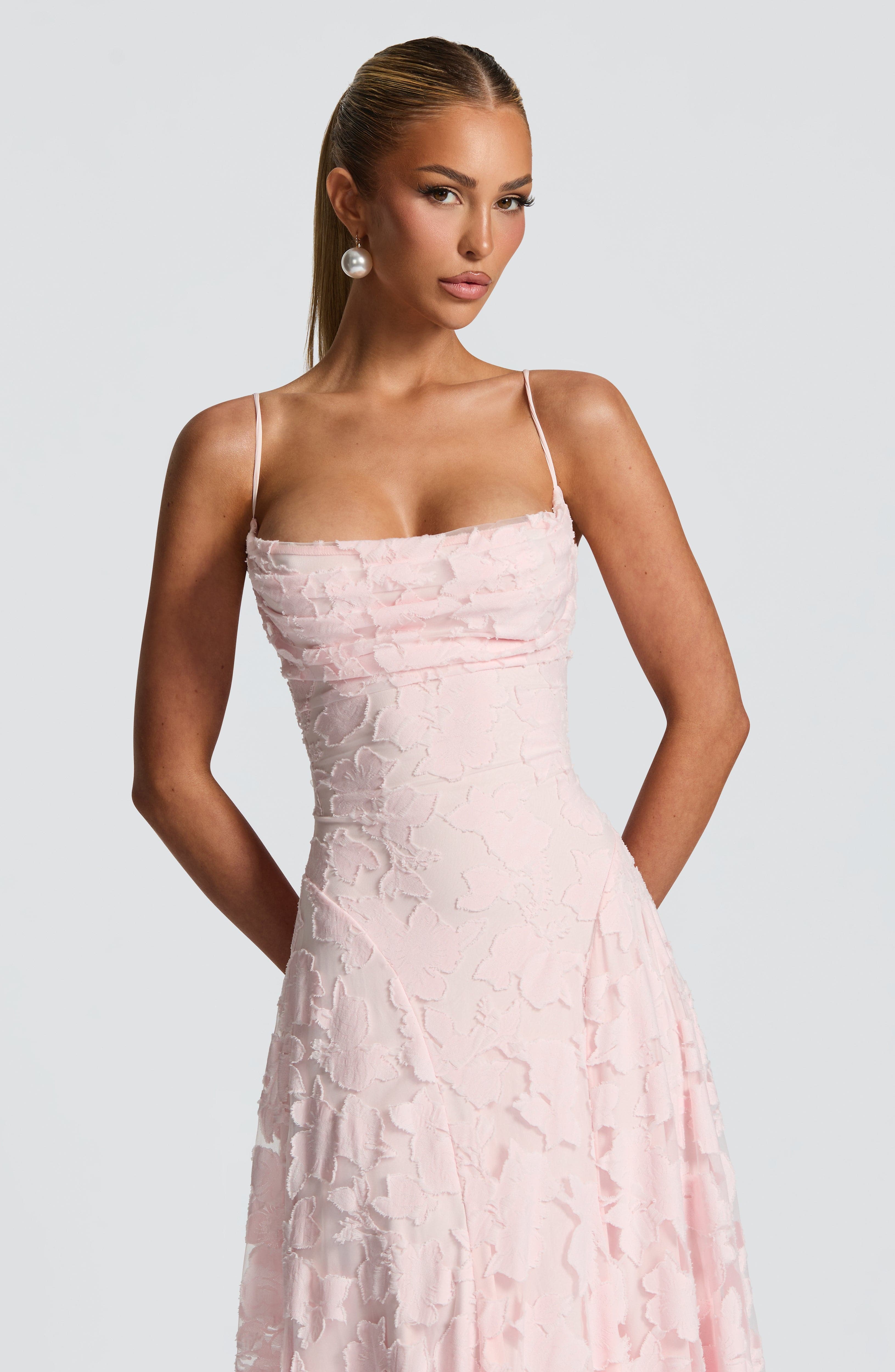 Vestido Longo Francis — Rosa Blush