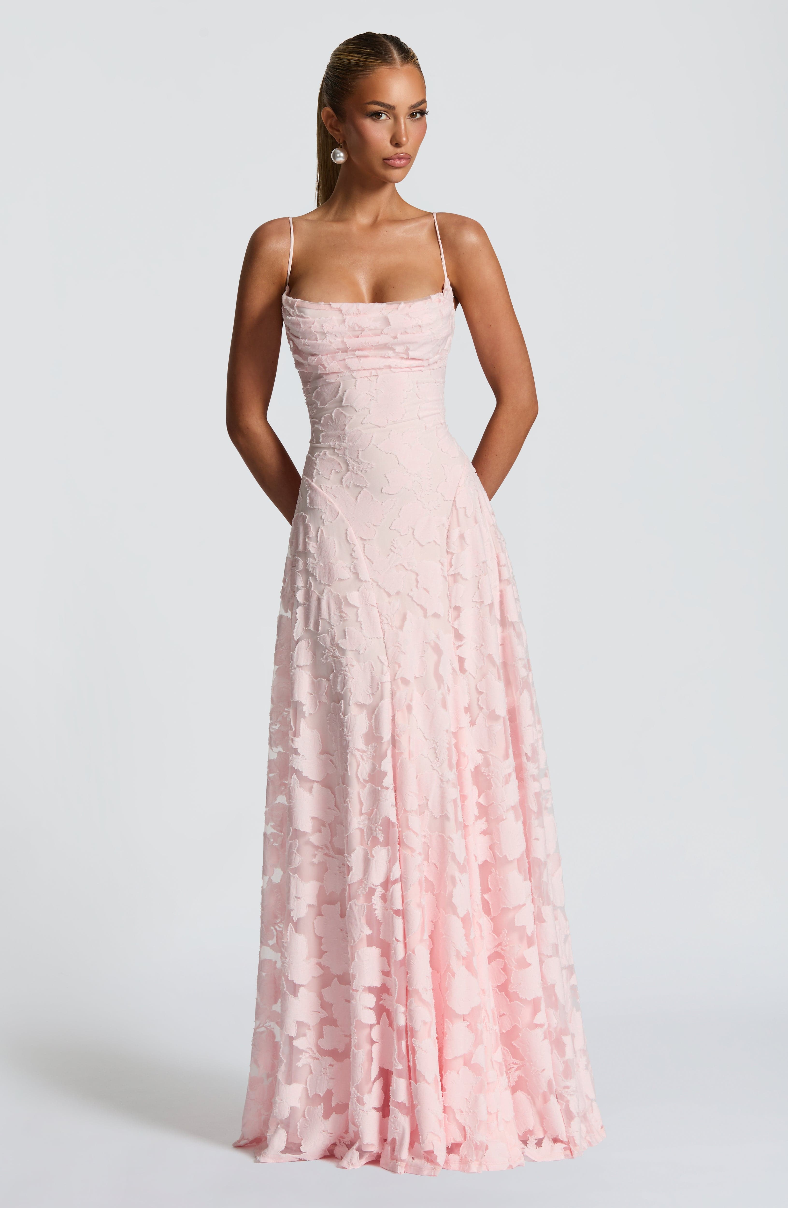 Vestido Longo Francis — Rosa Blush
