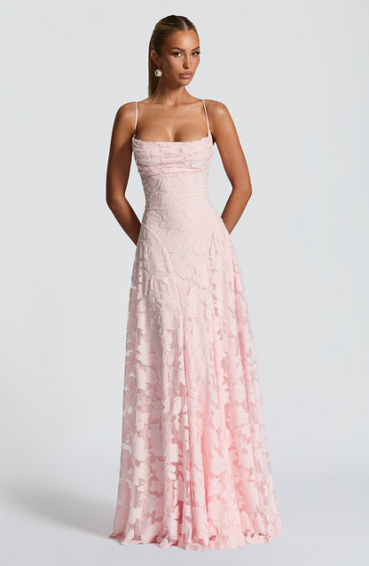 Vestido Longo Francis — Rosa Blush