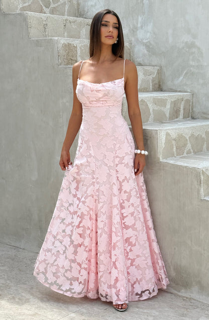 Vestido Longo Francis — Rosa Blush