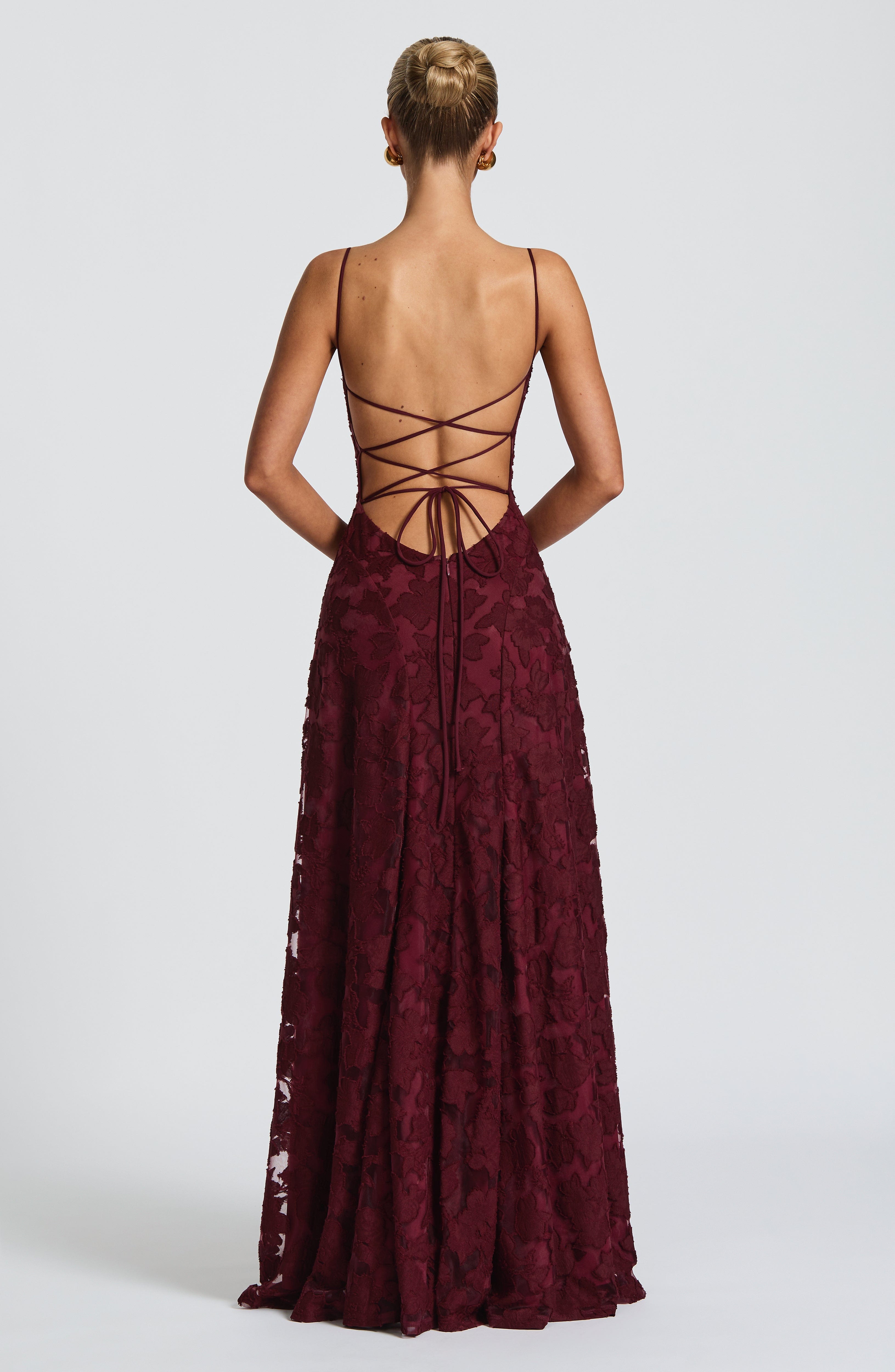 Vestido Longo Francis - Cereja Lacada