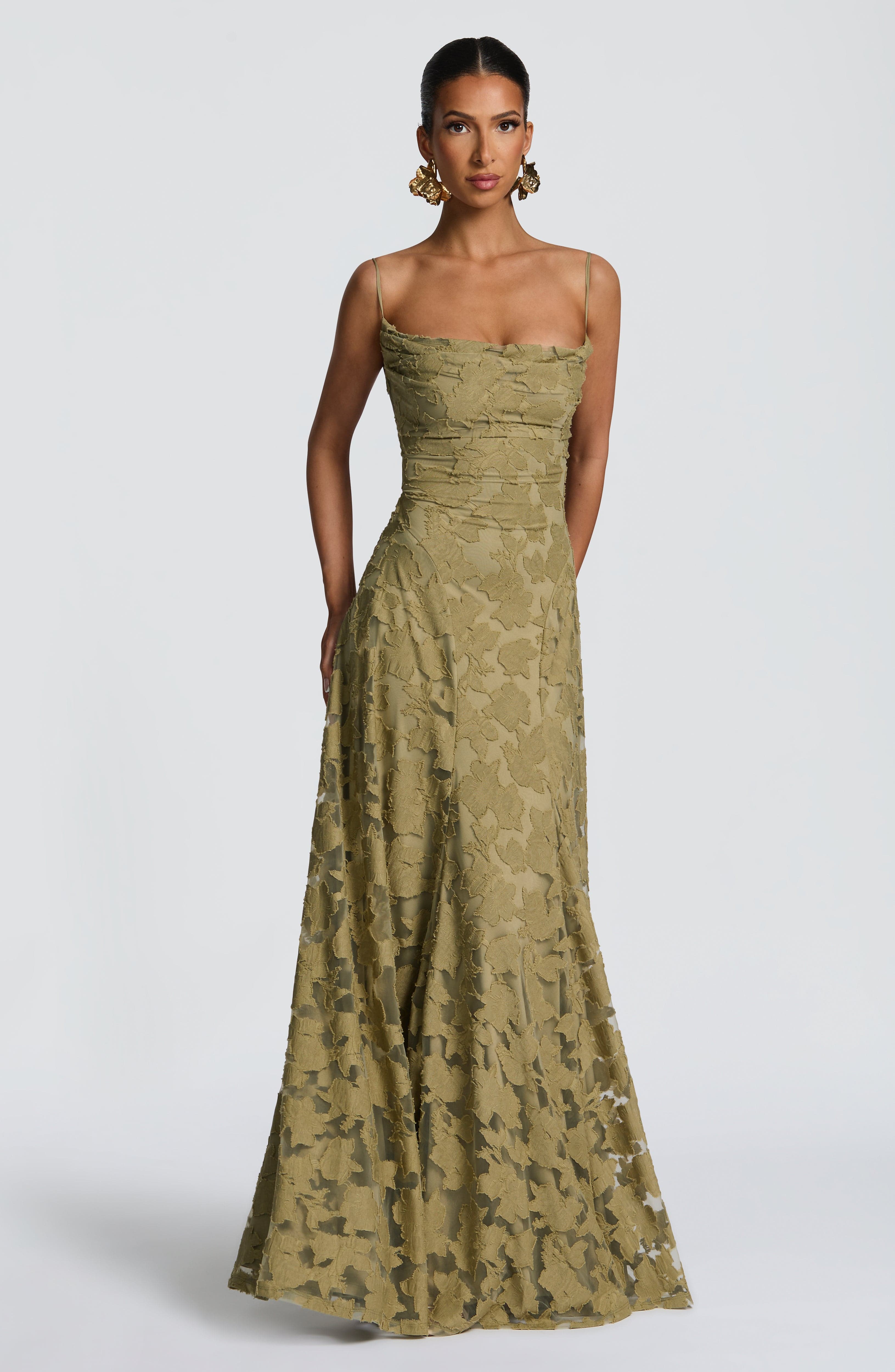 Vestido Longo Francis - Verde Sálvia