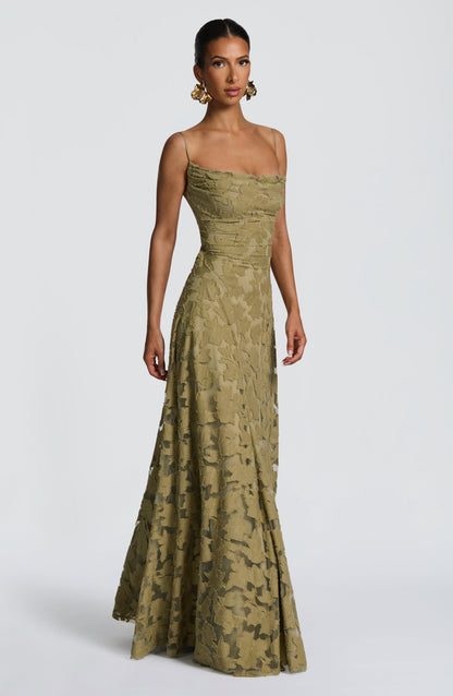 Vestido Longo Francis - Verde Sálvia