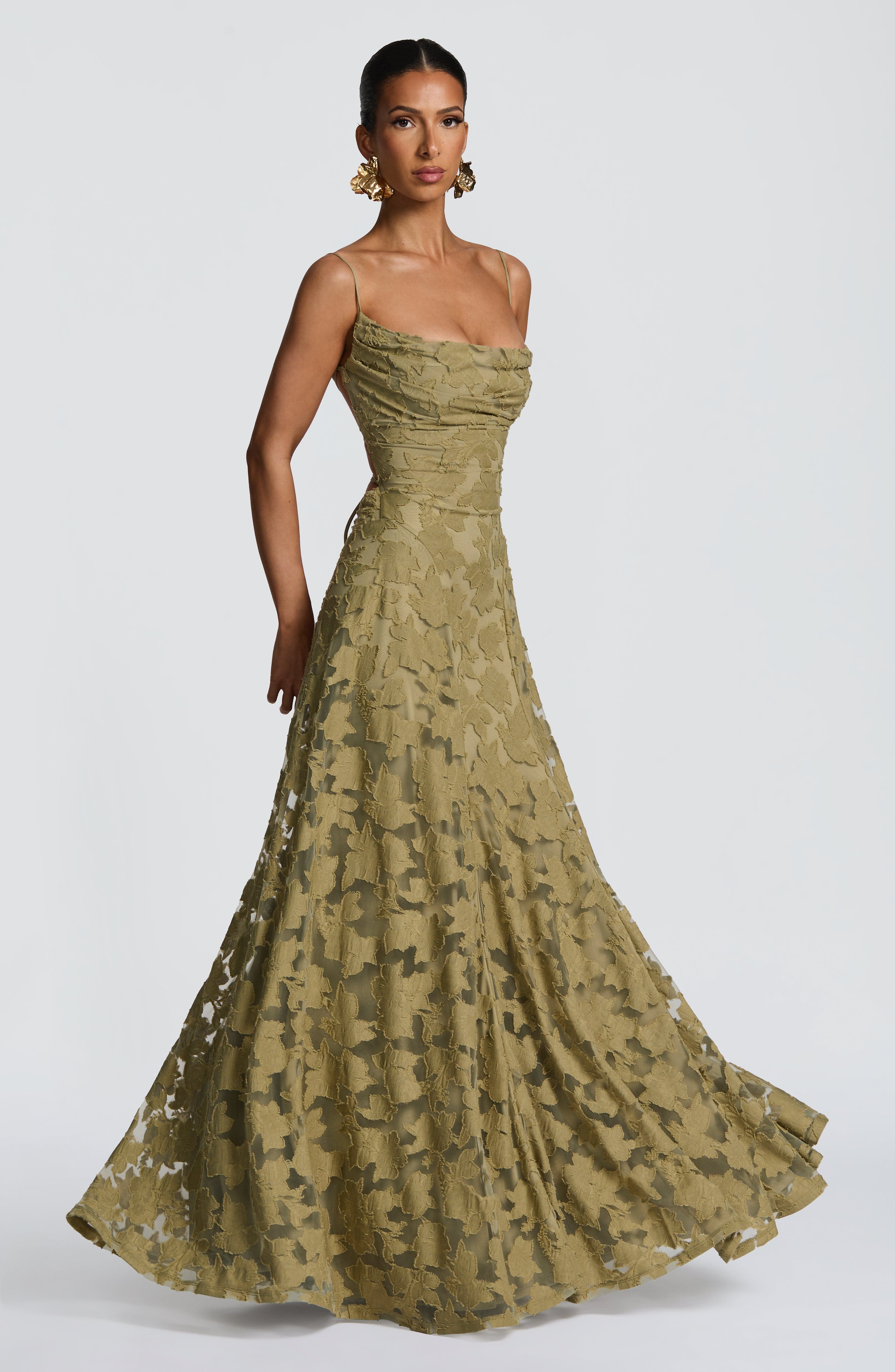 Vestido Longo Francis - Verde Sálvia