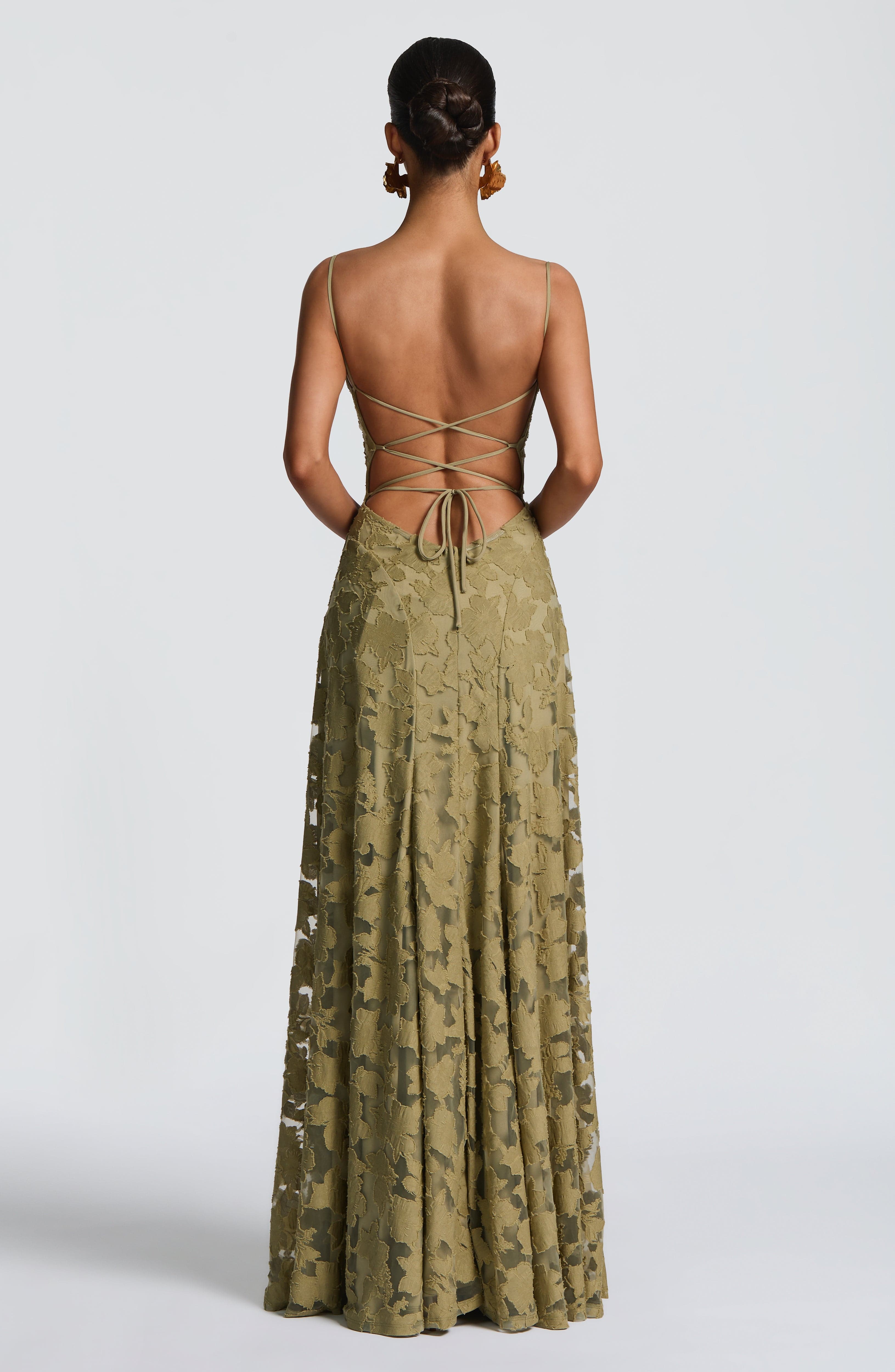 Vestido Longo Francis - Verde Sálvia