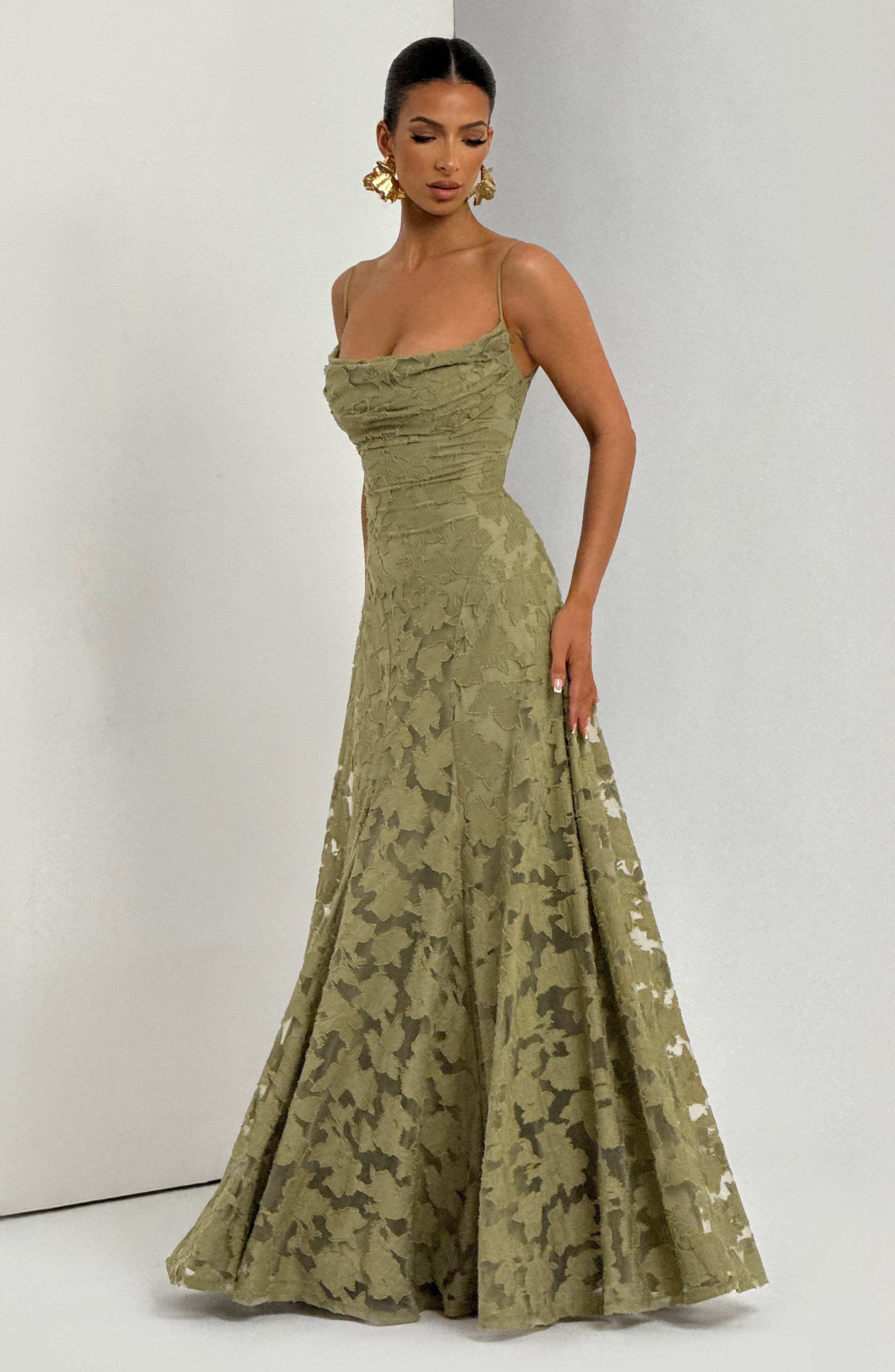 Vestido Longo Francis - Verde Sálvia
