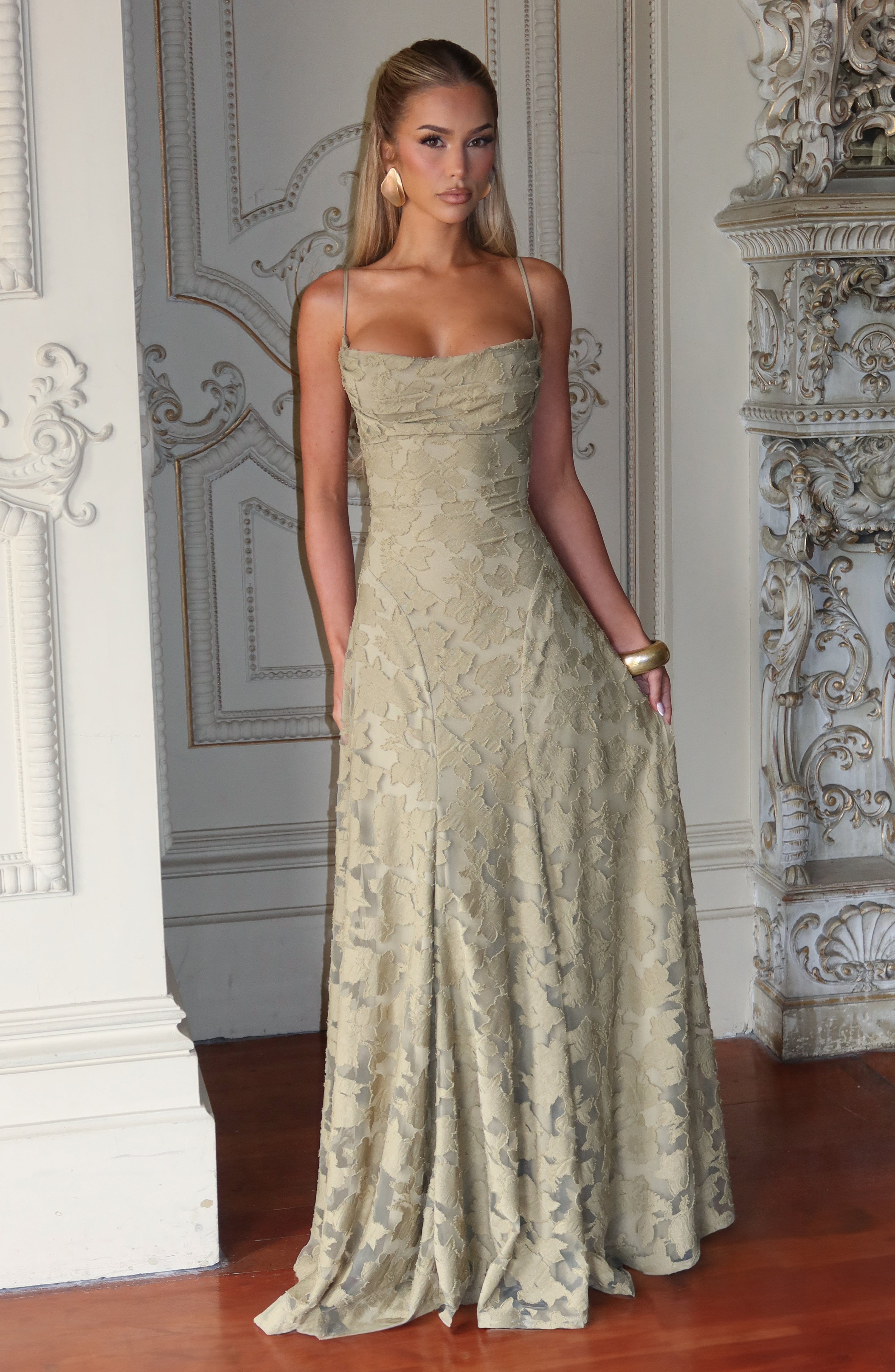 Vestido Longo Francis - Verde Sálvia