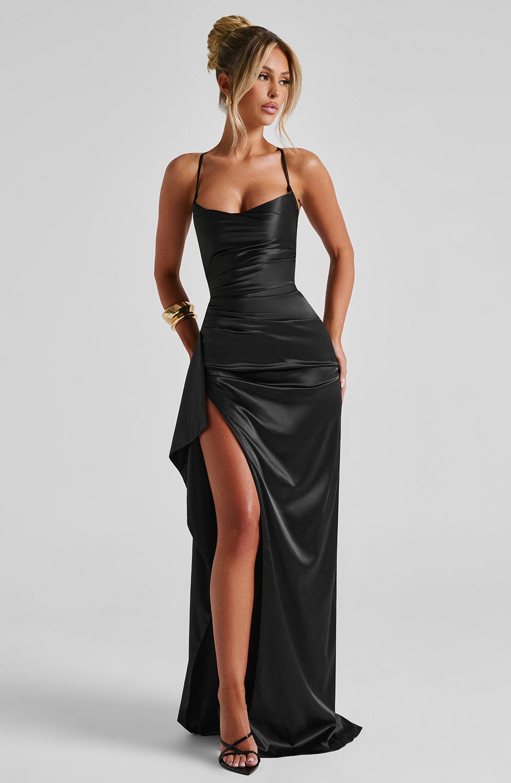Vestido Longo Helen - Preto