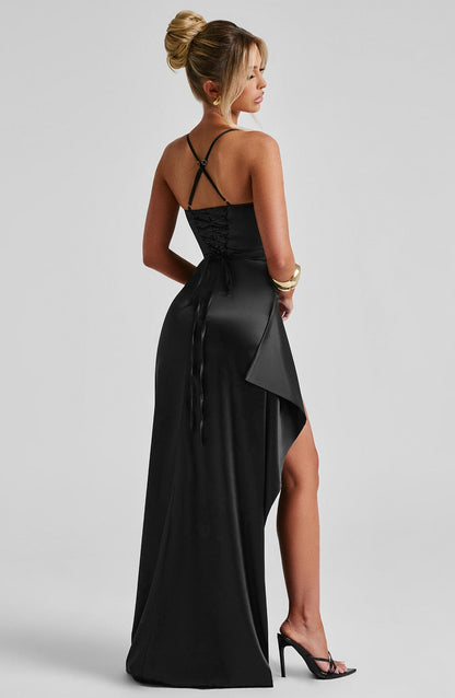 Vestido Longo Helen - Preto