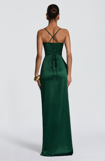 Vestido Longo Helen - Verde Esmeralda