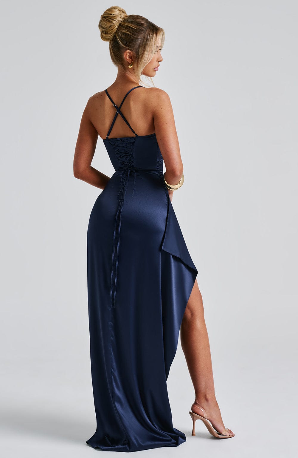 Vestido Longo Helen - Azul Marinho