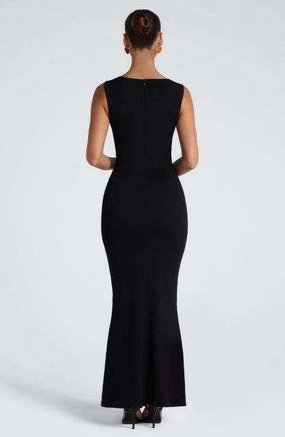 Vestido Longo Helena - Preto
