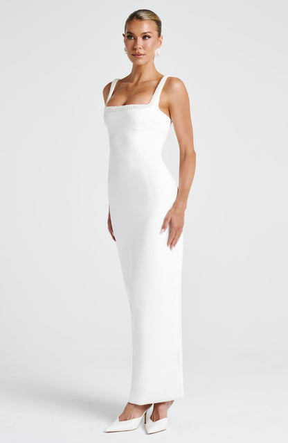 Vestido Midaxi Ines - Marfim