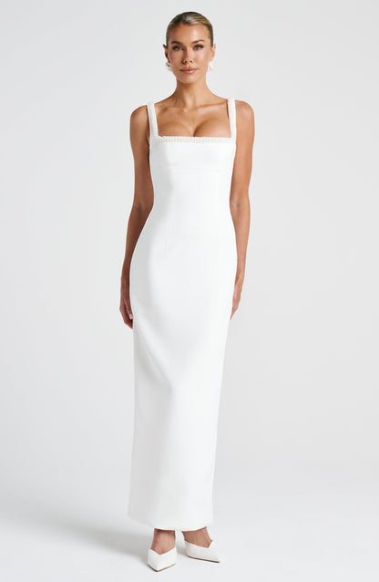 Vestido Midaxi Ines - Marfim