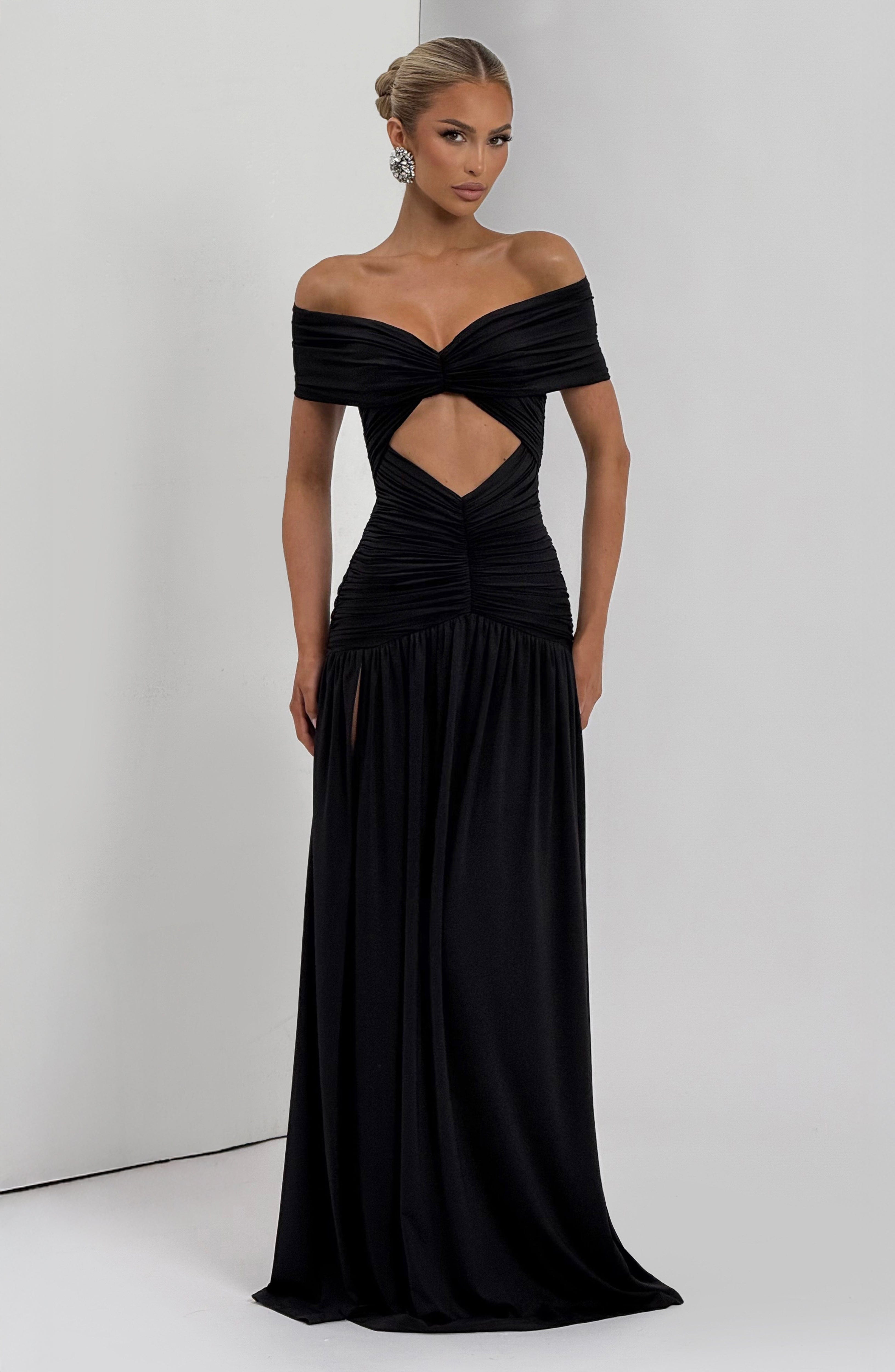 Vestido Longo Kathryn - Preto