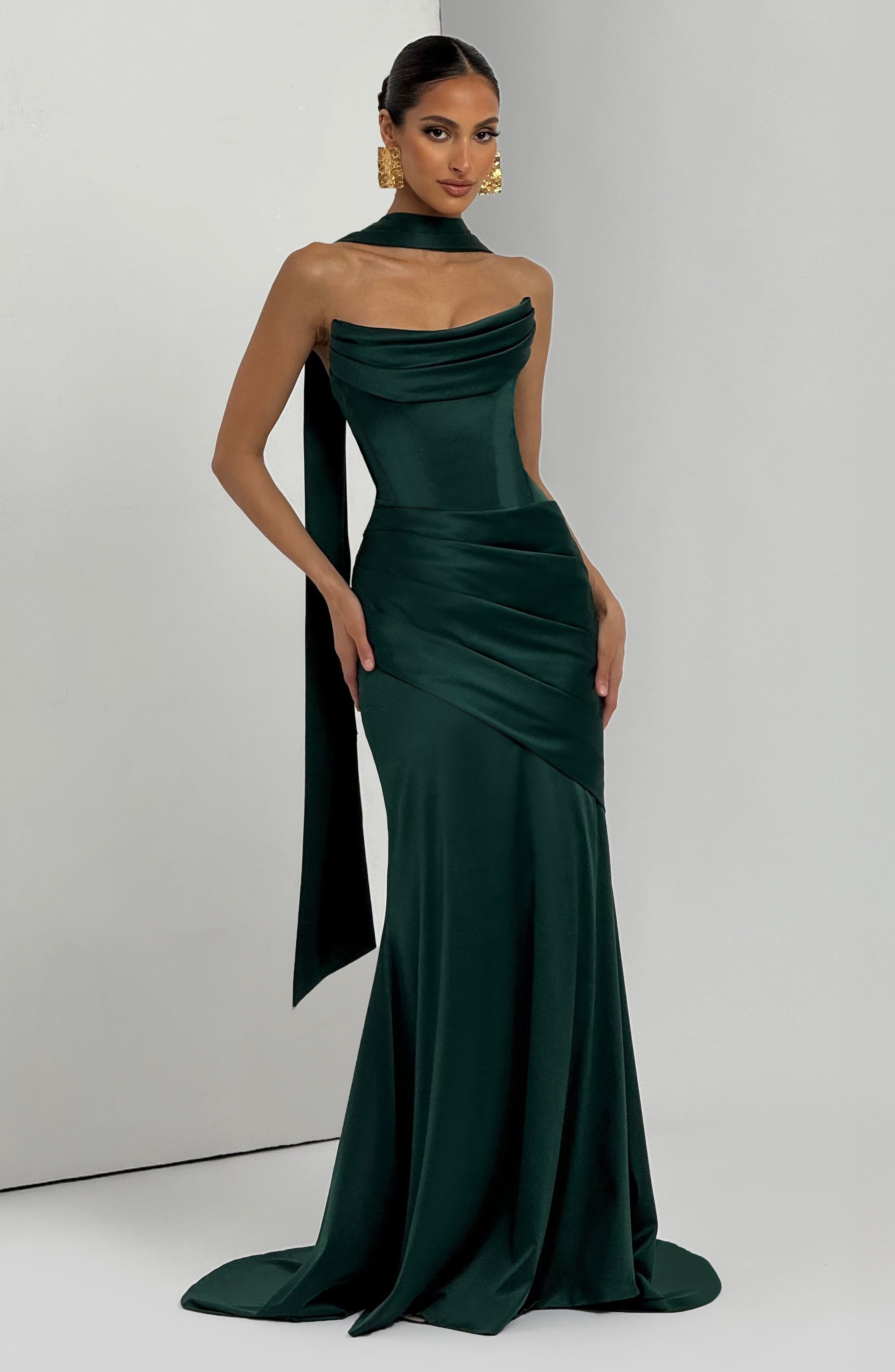 Vestido Longo Kensington - Verde Esmeralda