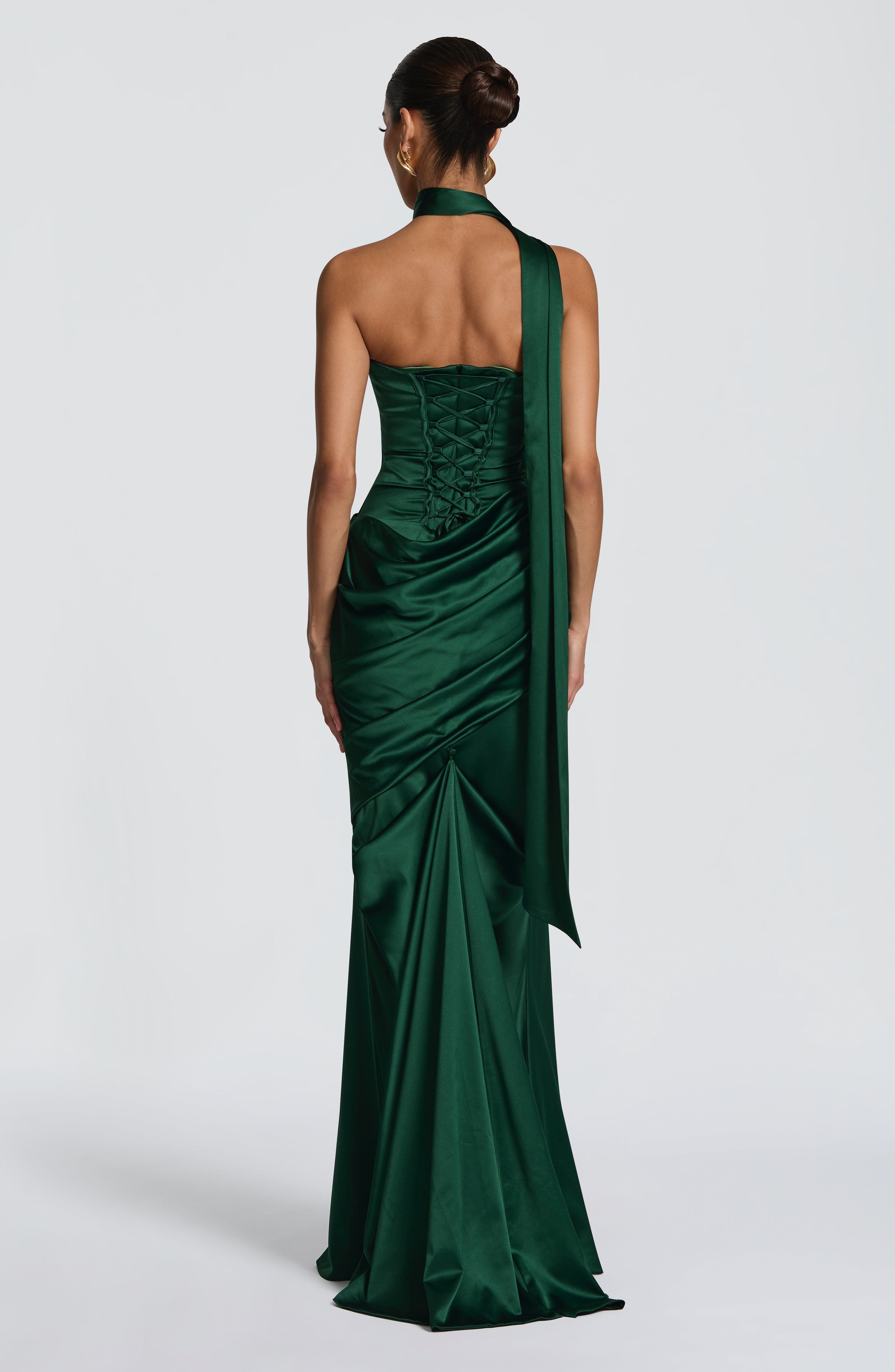 Vestido Longo Kensington - Verde Esmeralda