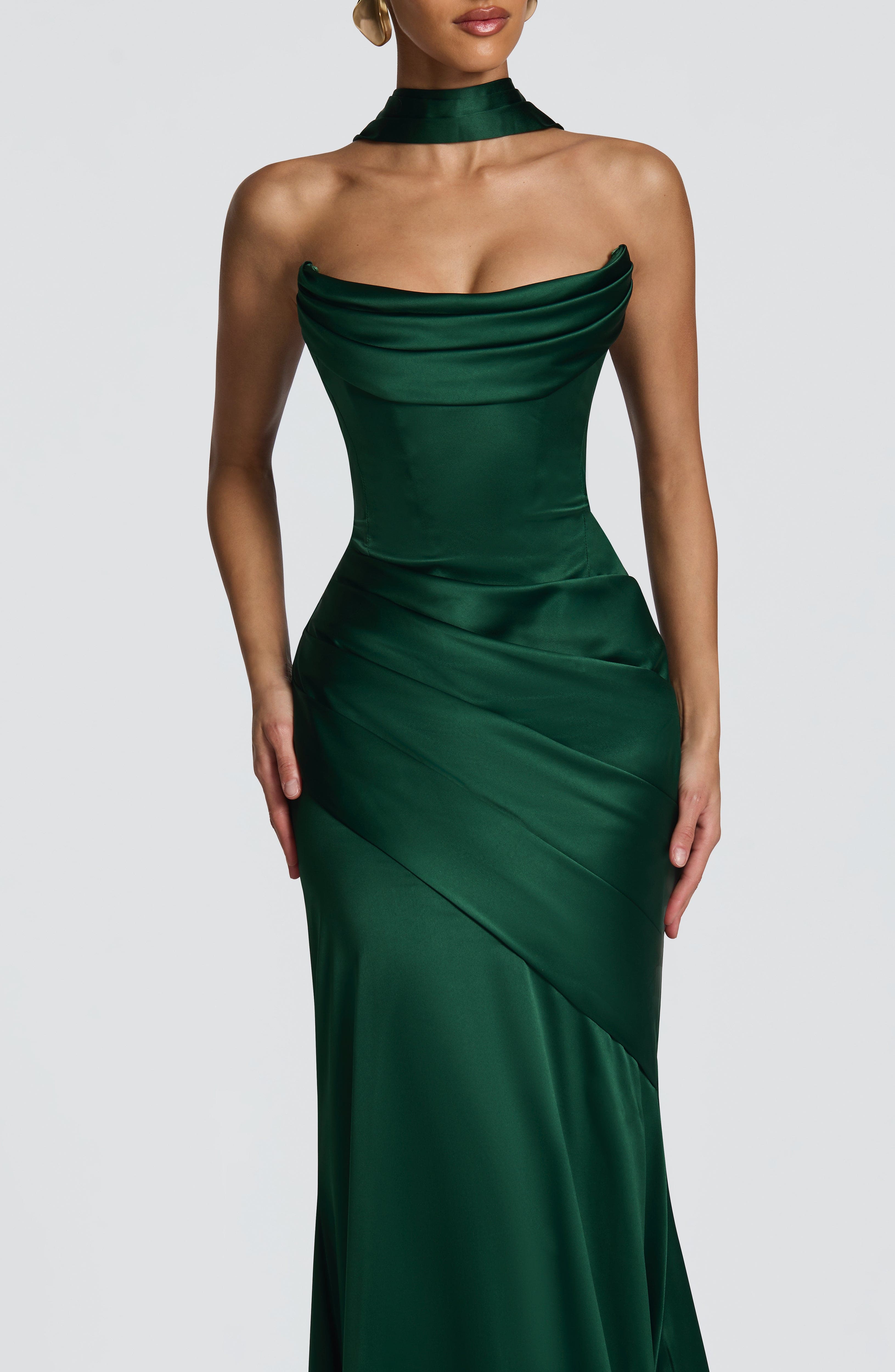 Vestido Longo Kensington - Verde Esmeralda