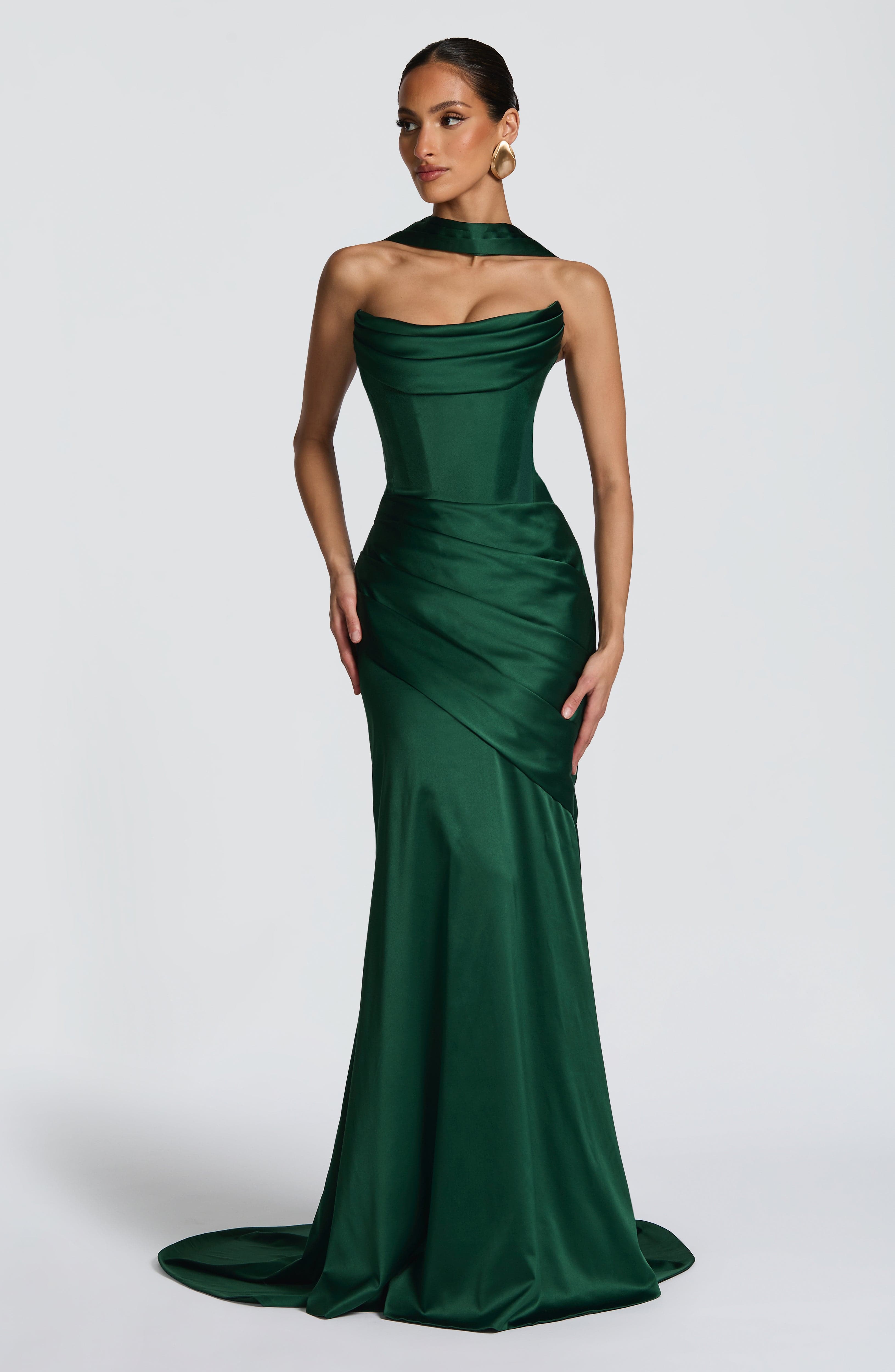 Vestido Longo Kensington - Verde Esmeralda