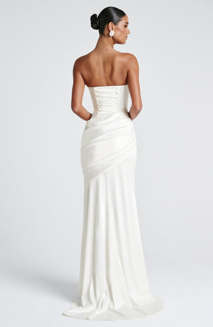 Vestido Longo Kensington - Marfim