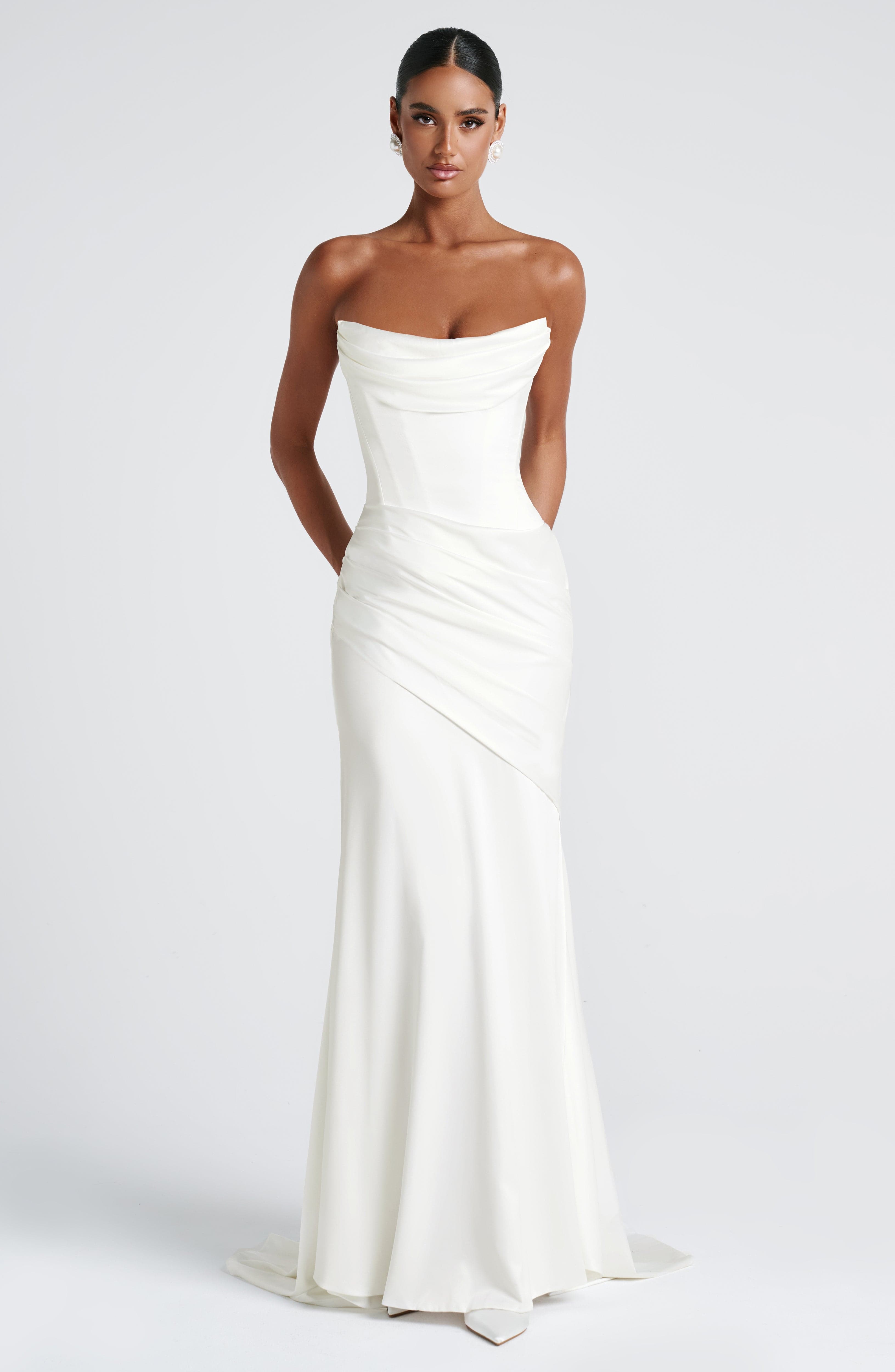Vestido Longo Kensington - Marfim