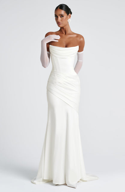Vestido Longo Kensington - Marfim