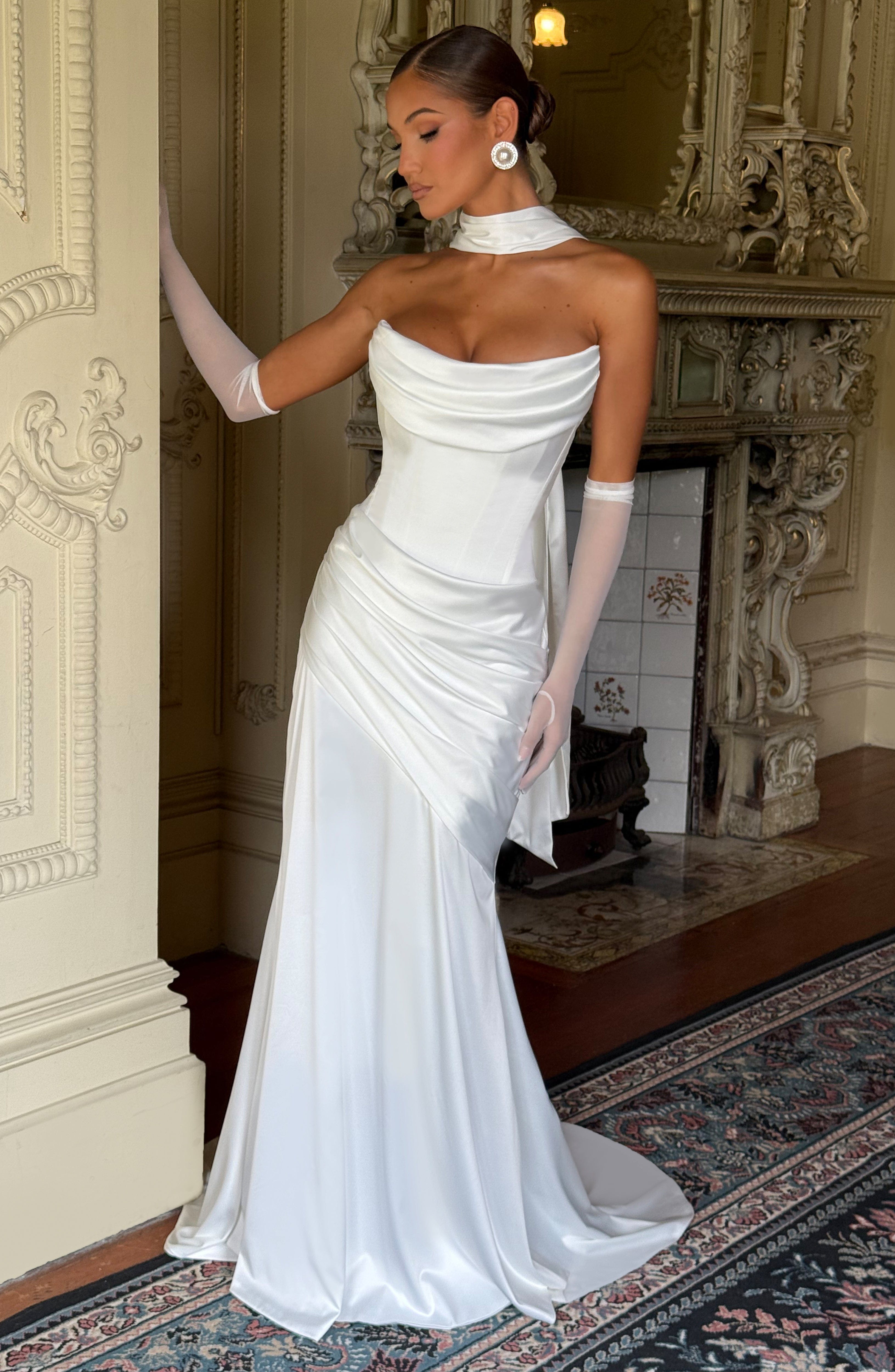 Vestido Longo Kensington - Marfim