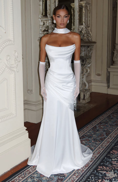 Vestido Longo Kensington - Marfim