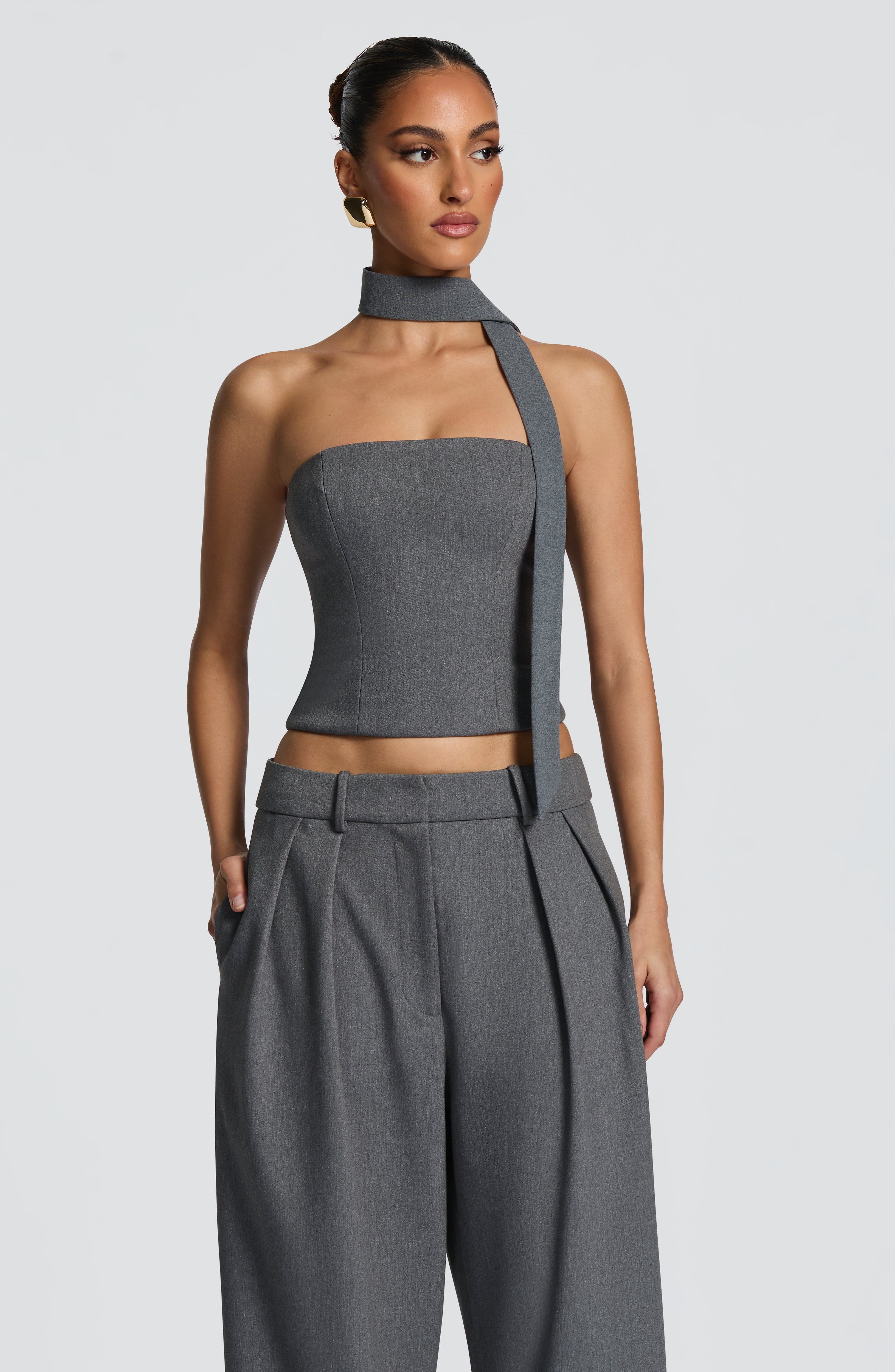 Top Kerry - Cinza Mescla