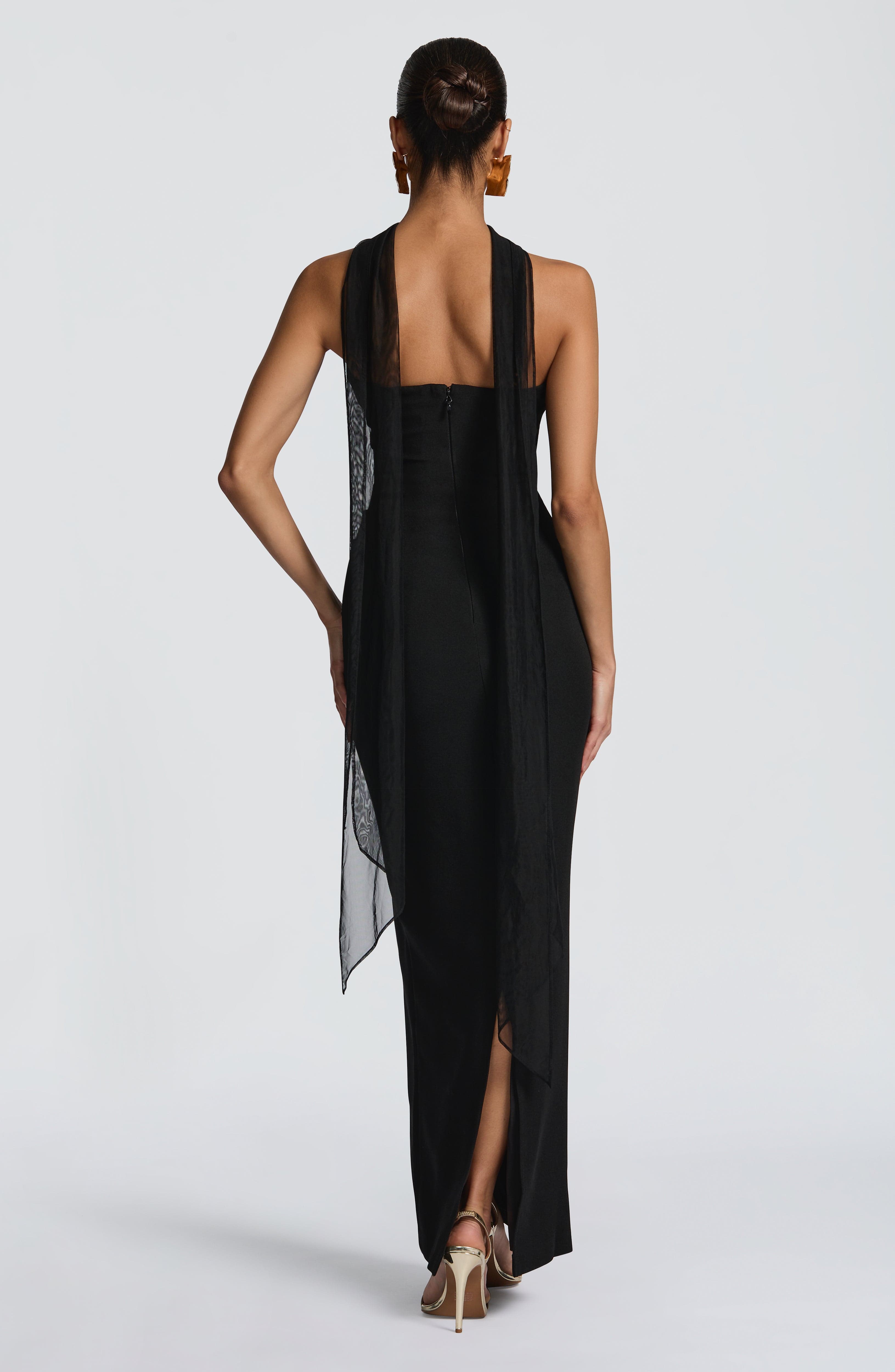 Vestido Longo Lindsey - Preto