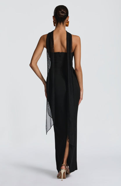Vestido Longo Lindsey - Preto