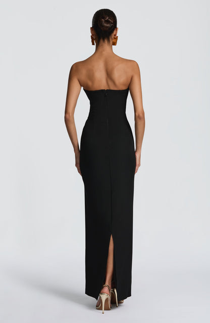 Vestido Longo Lindsey - Preto