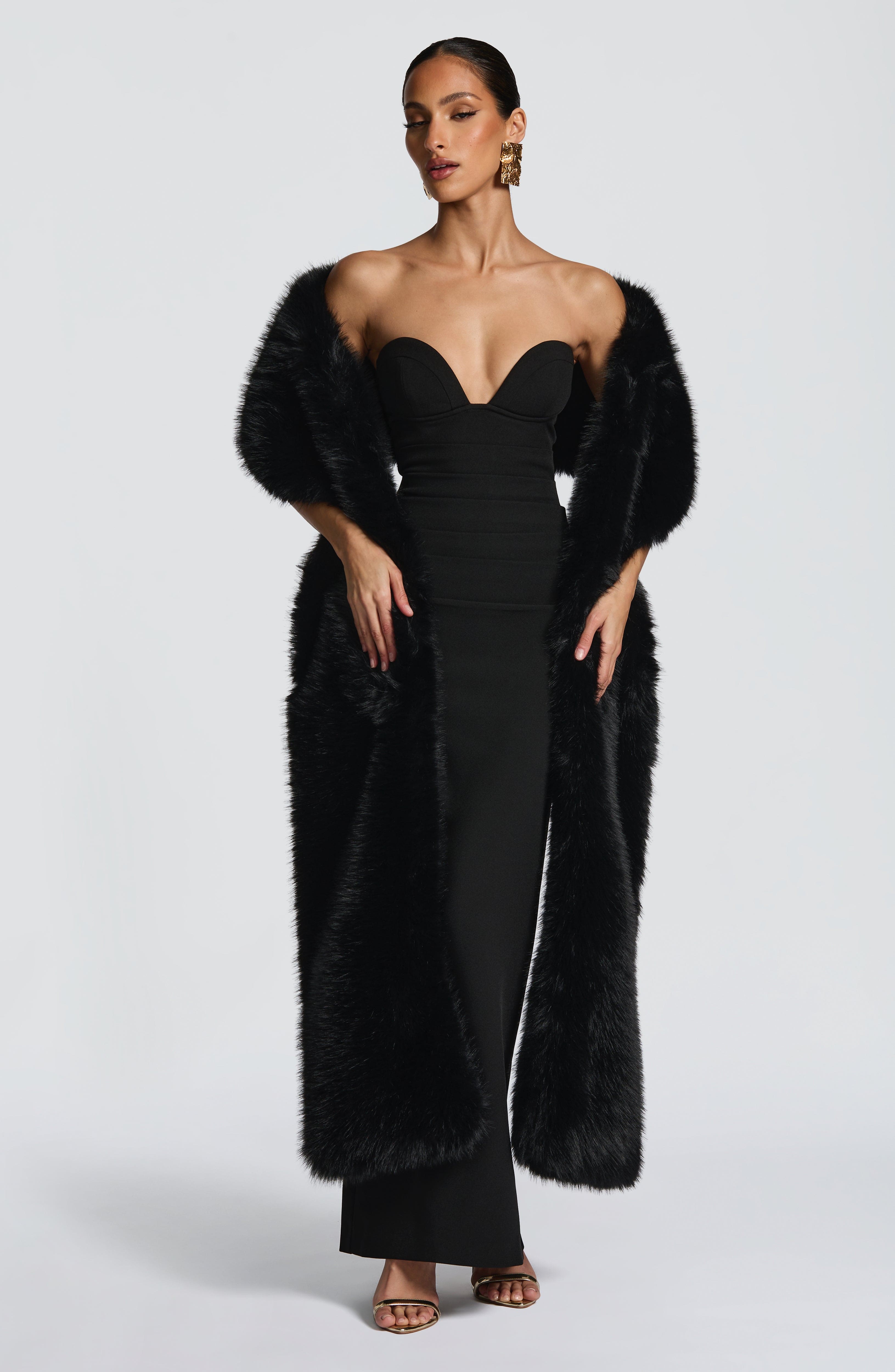 Vestido Longo Lindsey - Preto