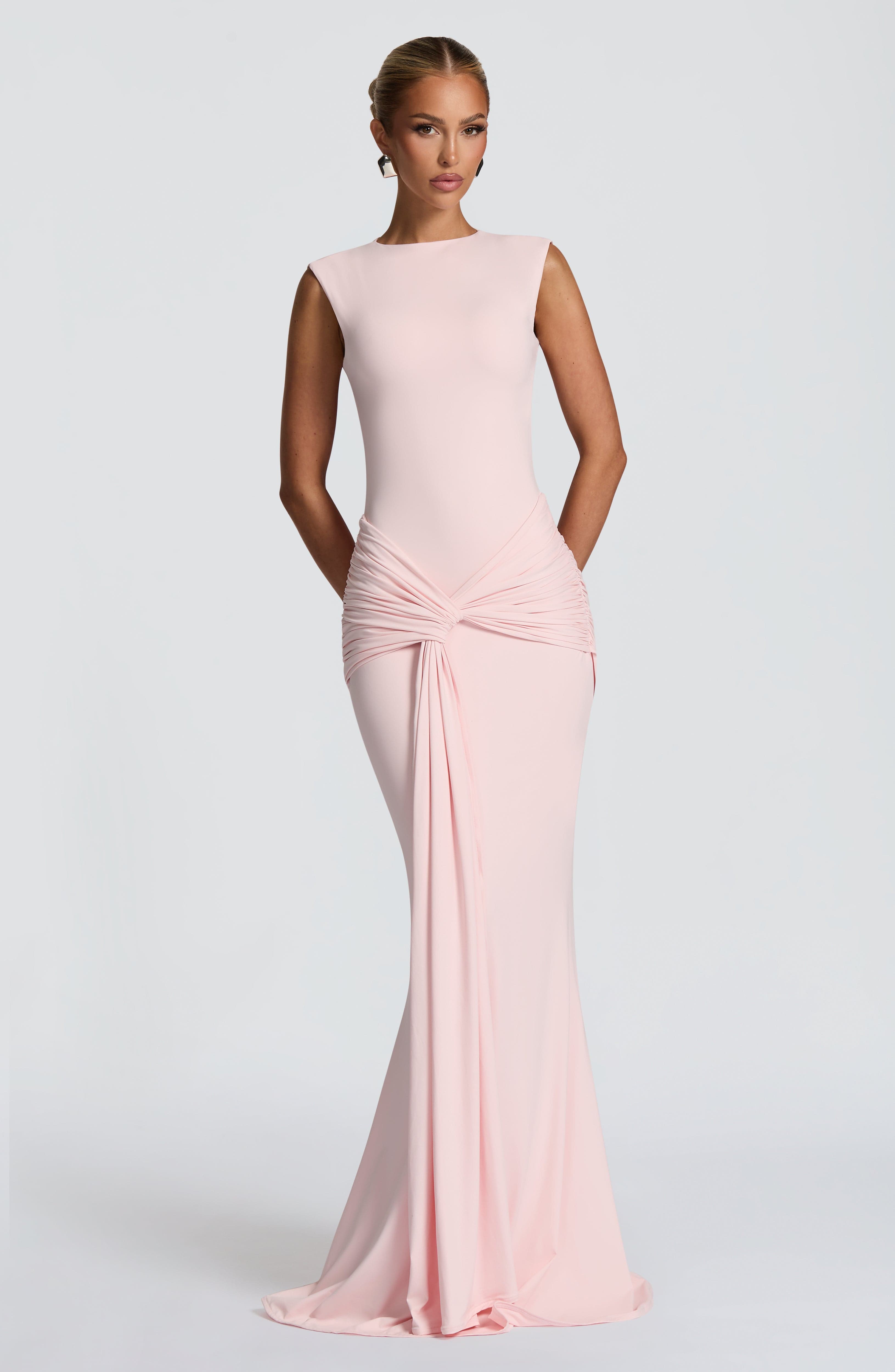 Vestido Longo Lorenza - Rosa Blush