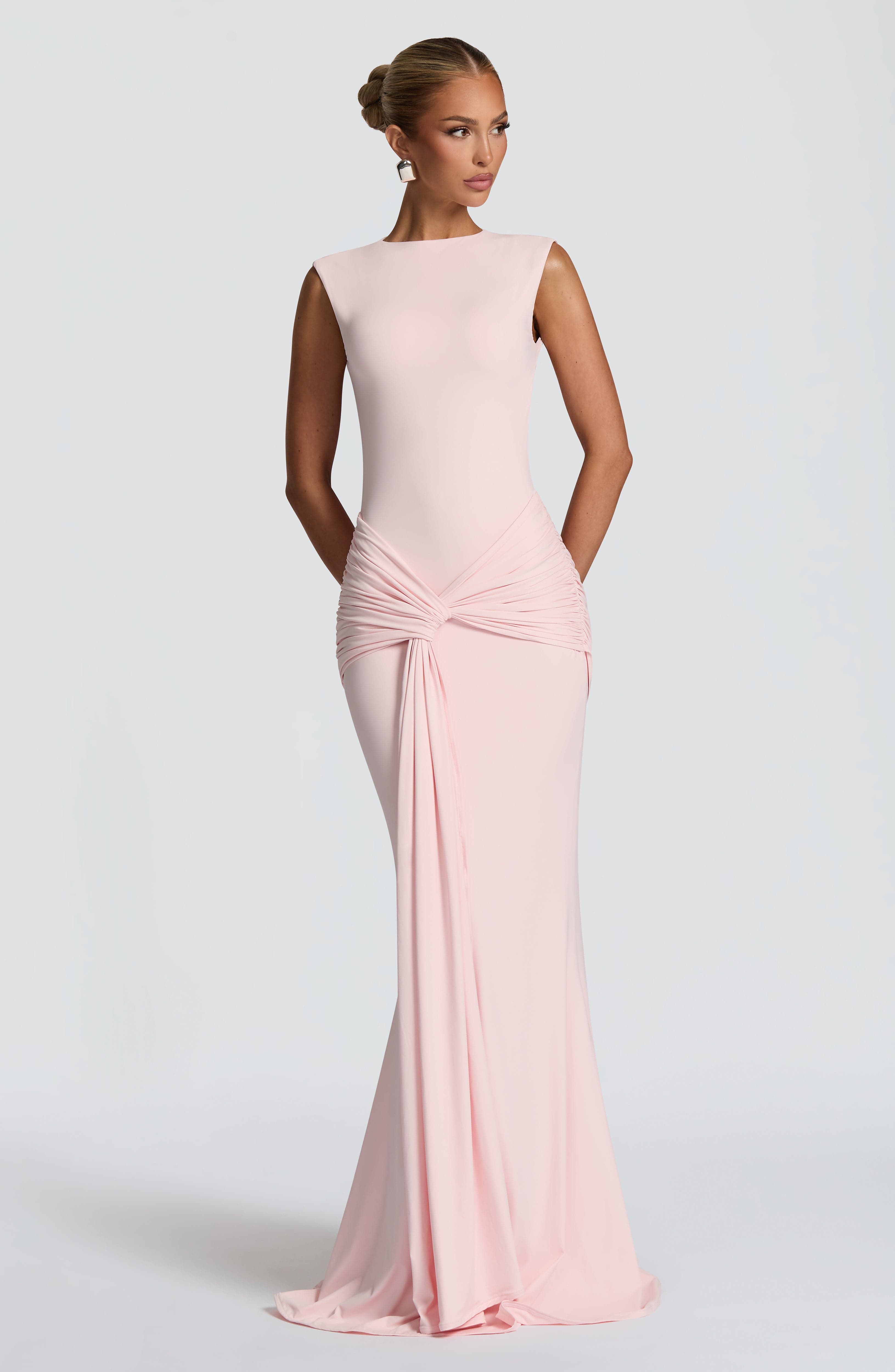 Vestido Longo Lorenza - Rosa Blush