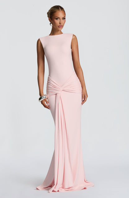 Vestido Longo Lorenza - Rosa Blush
