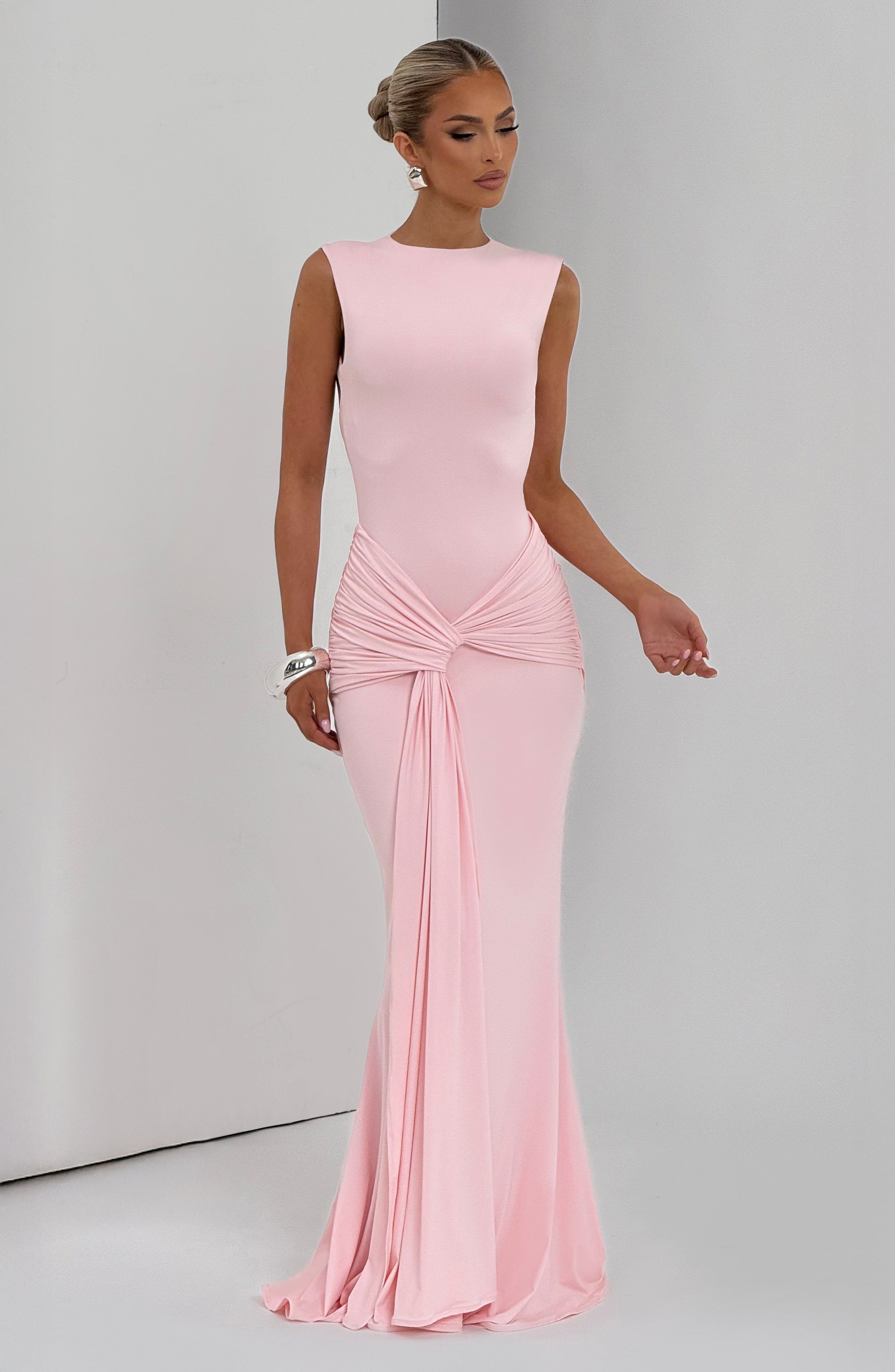 Vestido Longo Lorenza - Rosa Blush