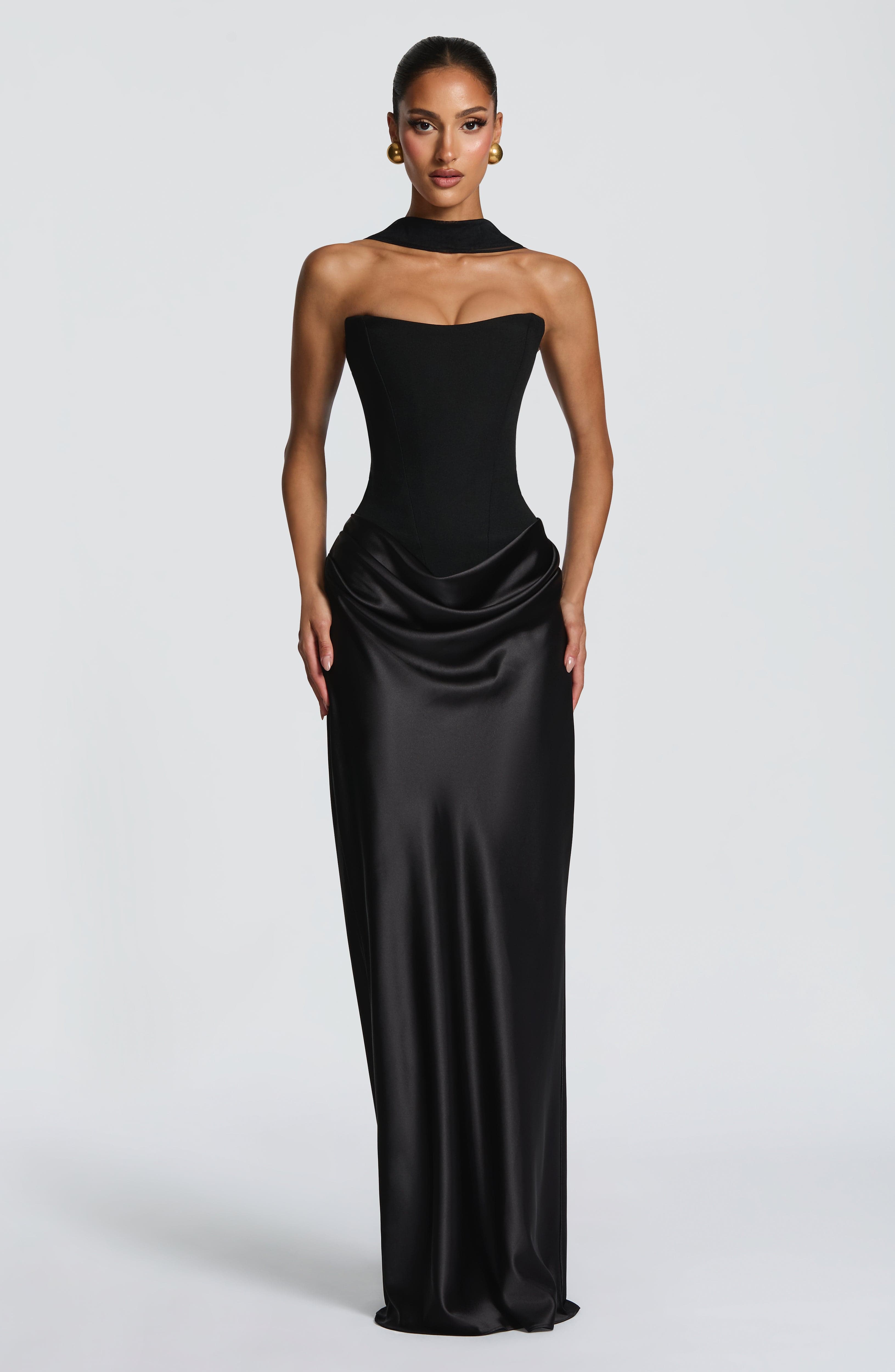 Vestido Longo Maggie - Preto