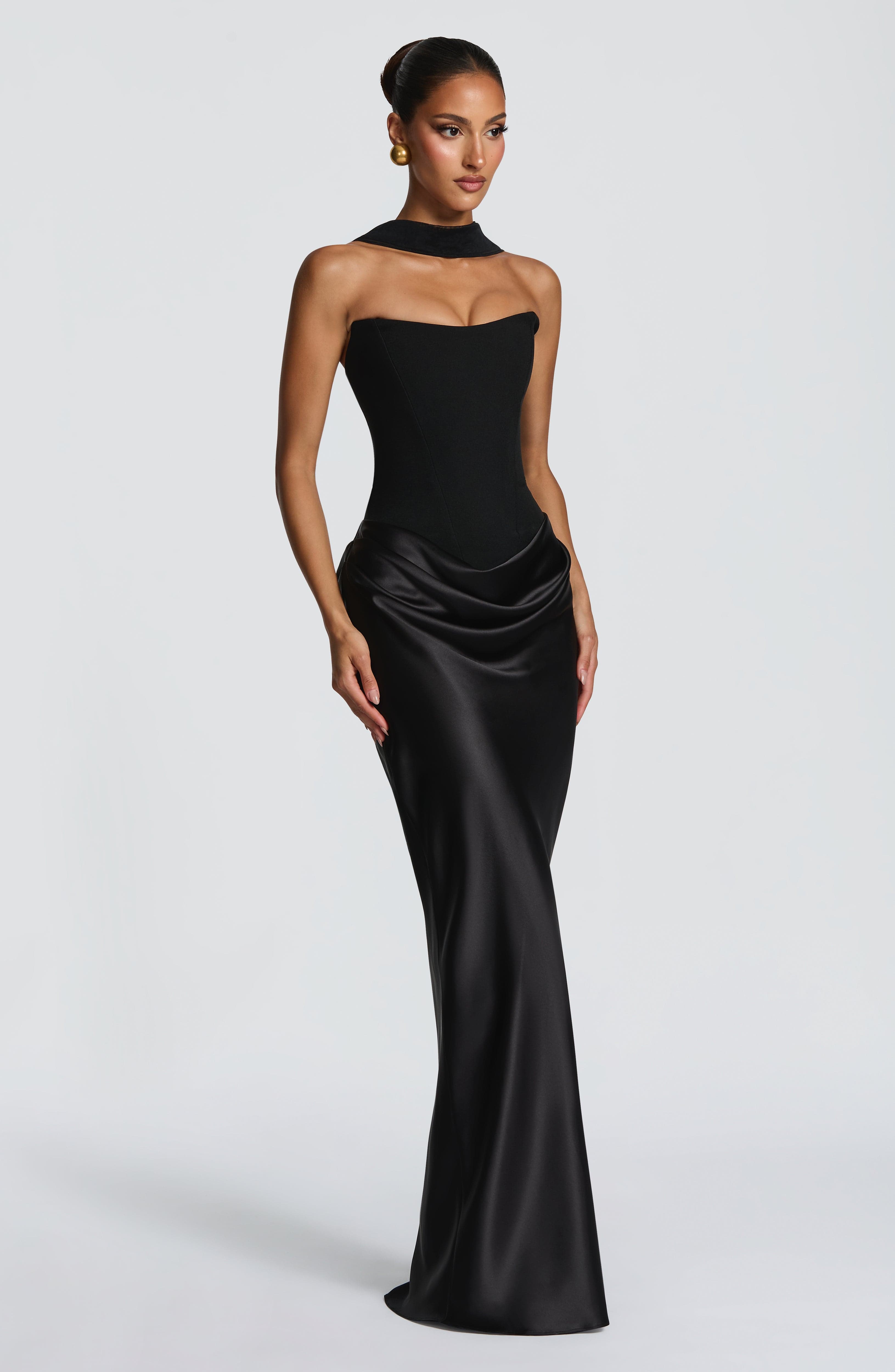 Vestido Longo Maggie - Preto