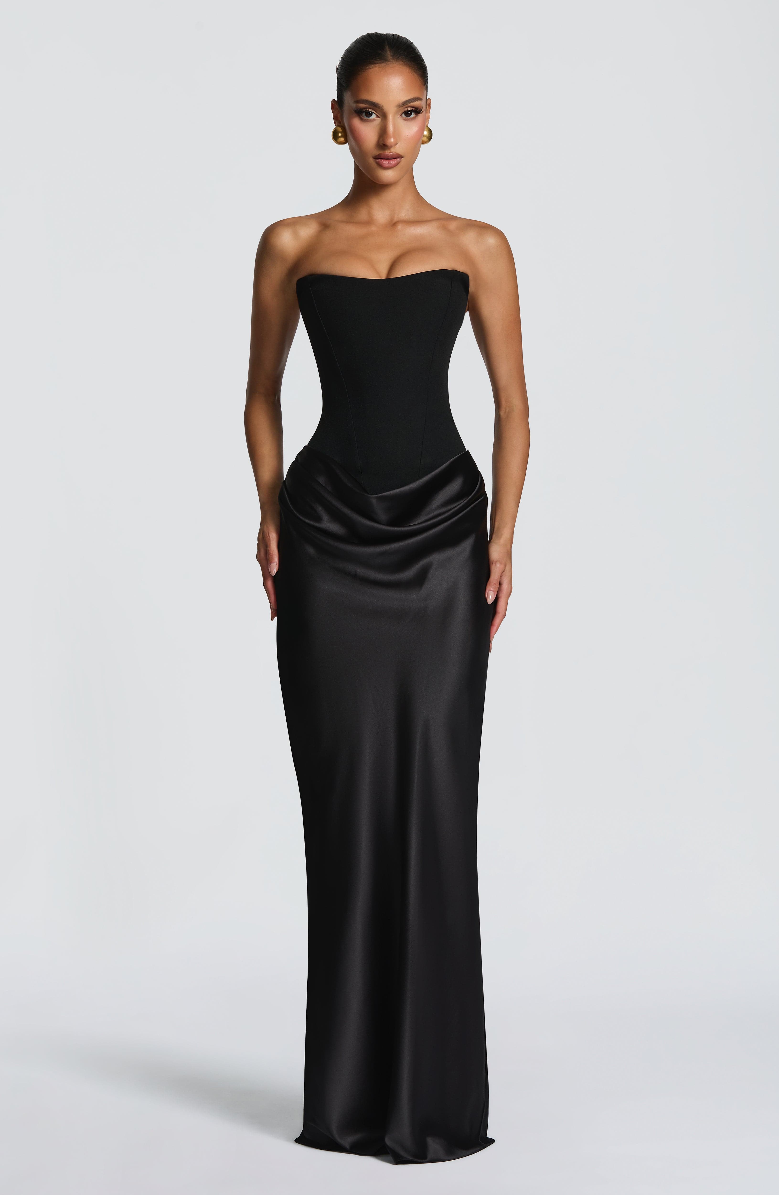 Vestido Longo Maggie - Preto