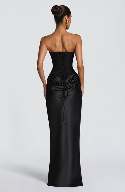 Vestido Longo Maggie - Preto