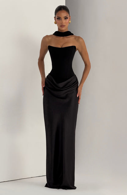 Vestido Longo Maggie - Preto