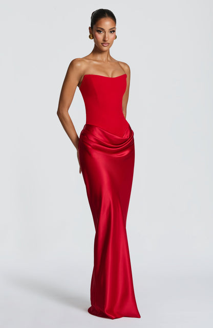 Vestido Longo Maggie - Vermelho