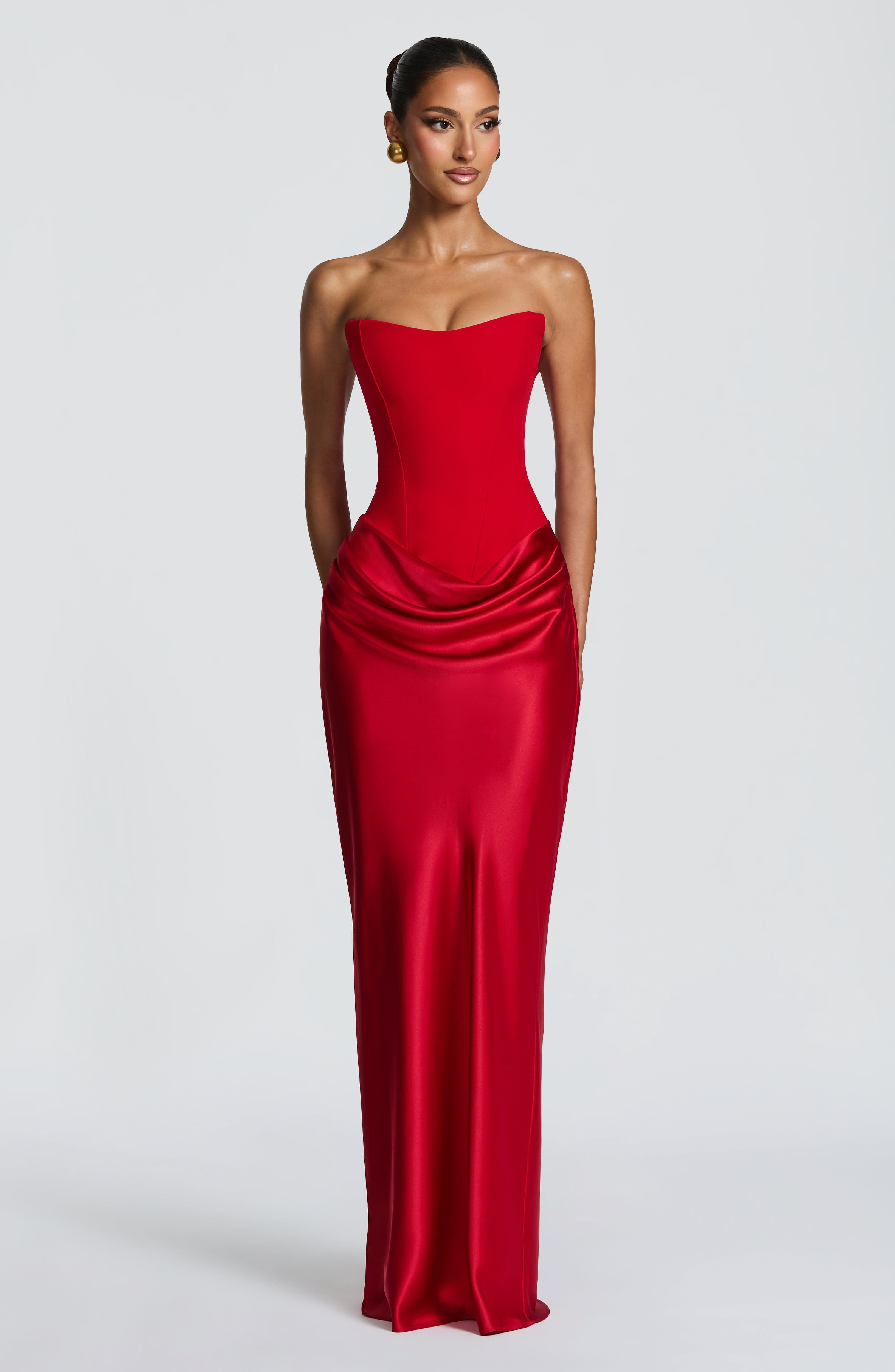 Vestido Longo Maggie - Vermelho