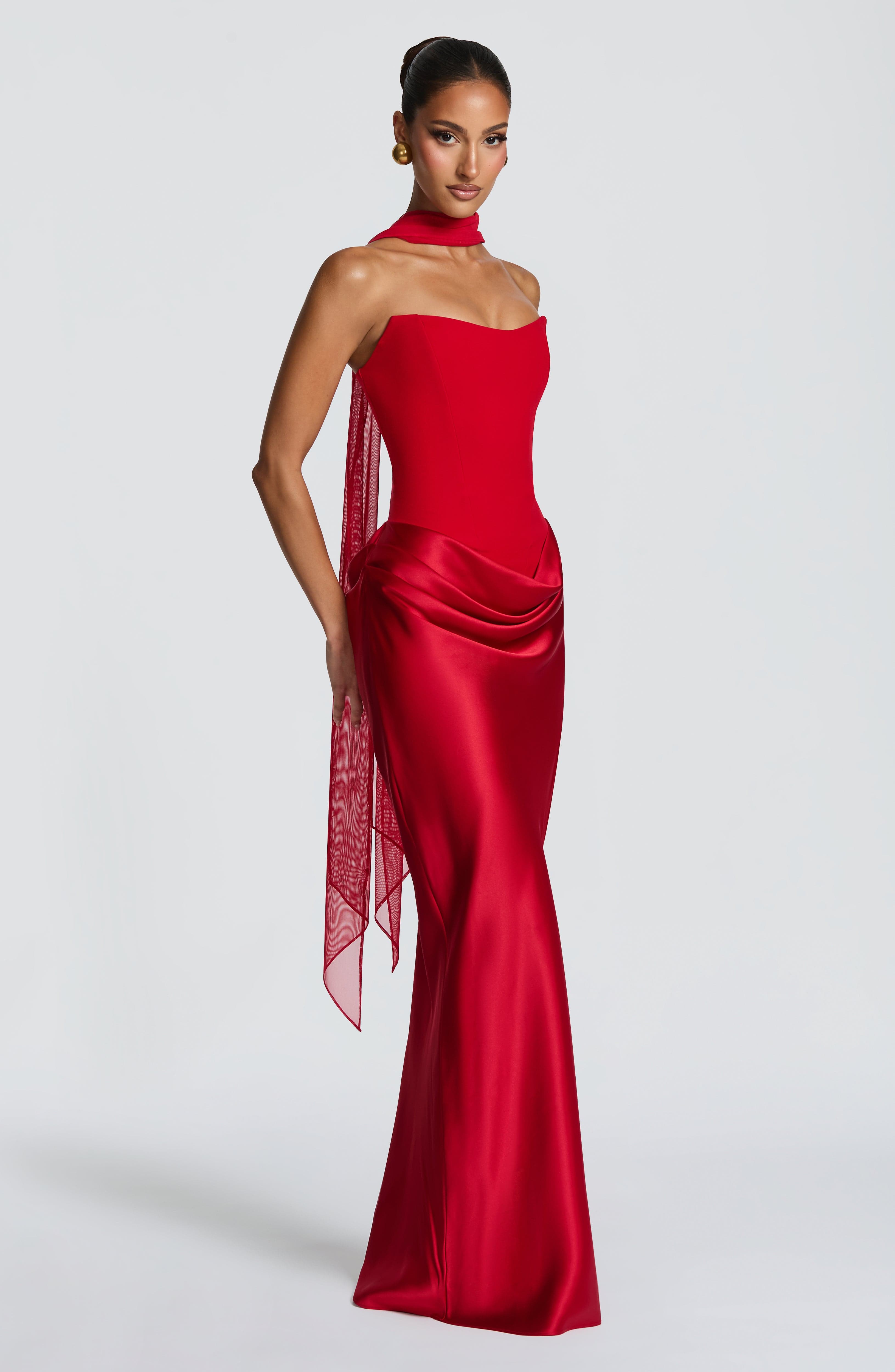 Vestido Longo Maggie - Vermelho